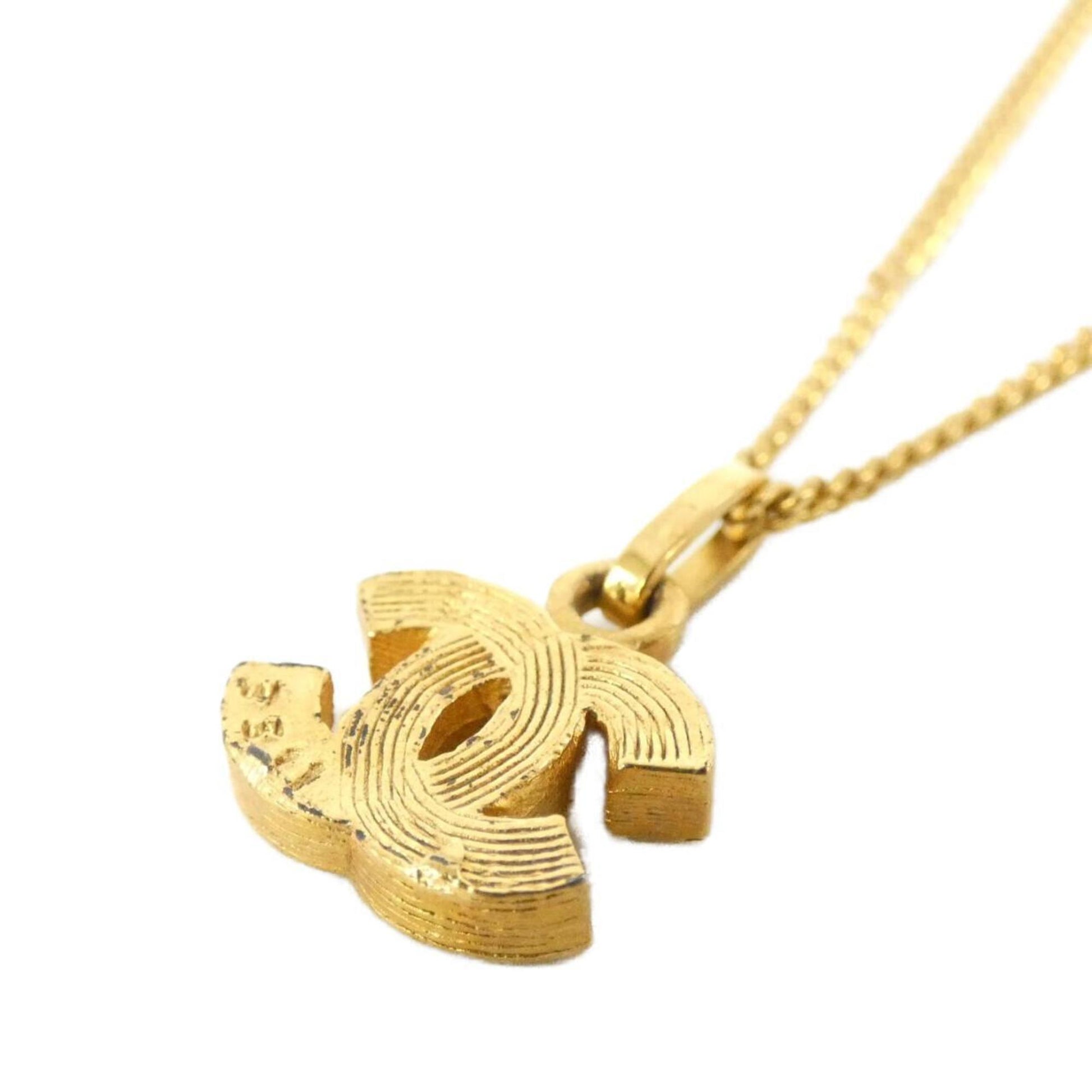 Chanel Coco Mark, Gold, Gold Plated, necklace