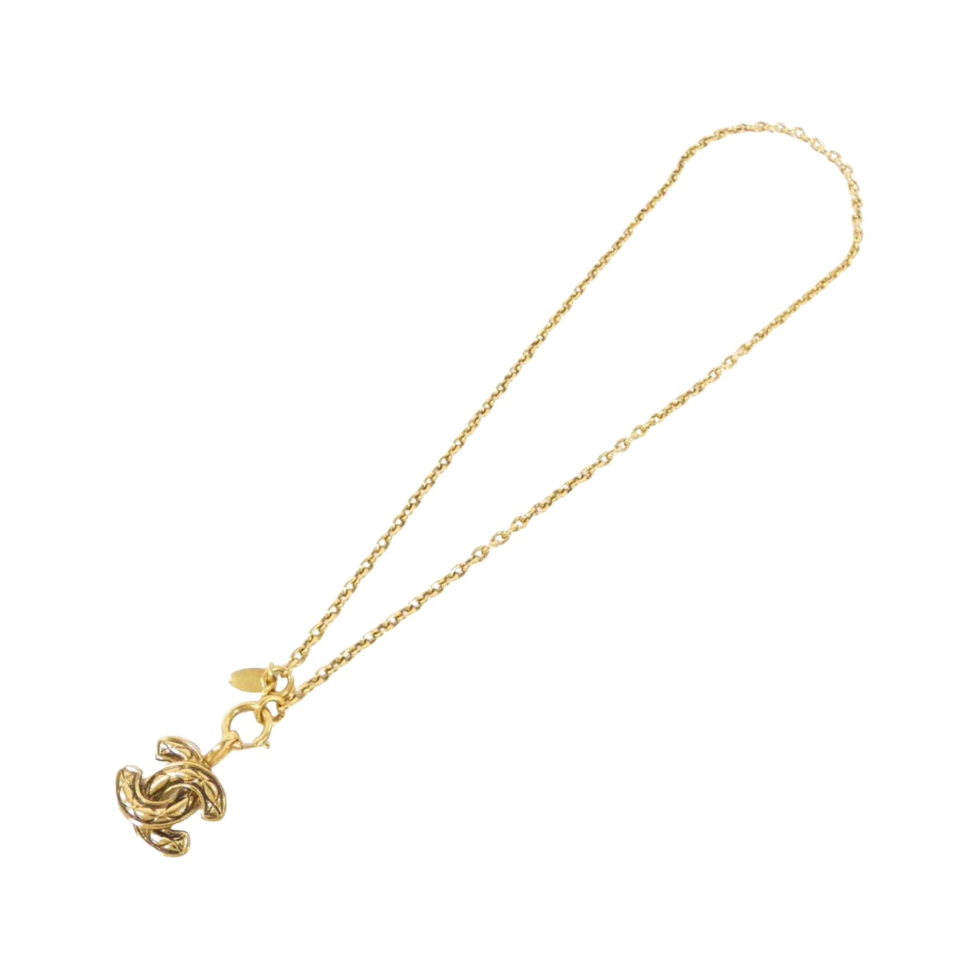 Chanel Coco Mark, Gold, Gold Plated, necklace