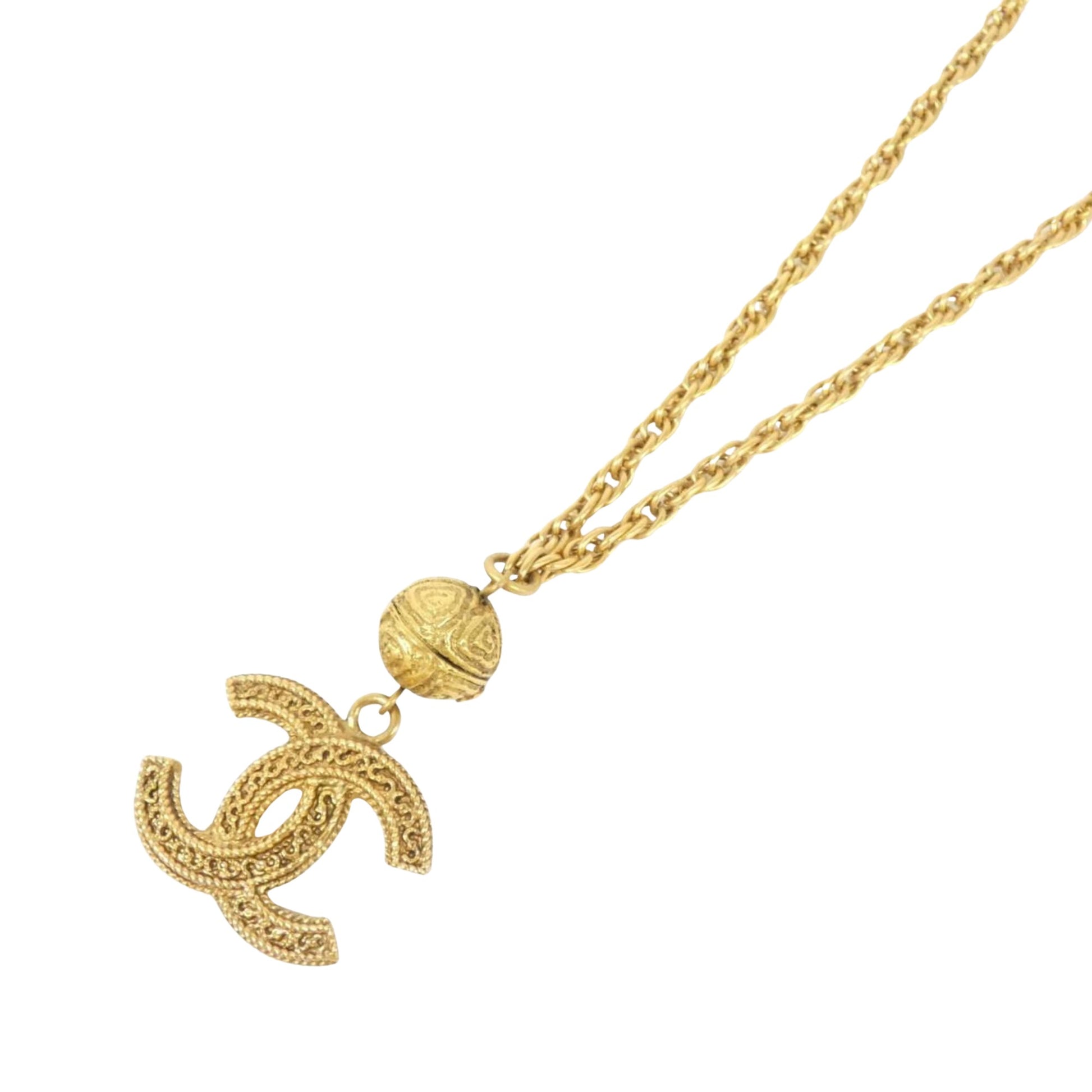 Chanel Coco Mark, Gold, Gold Plated, necklace