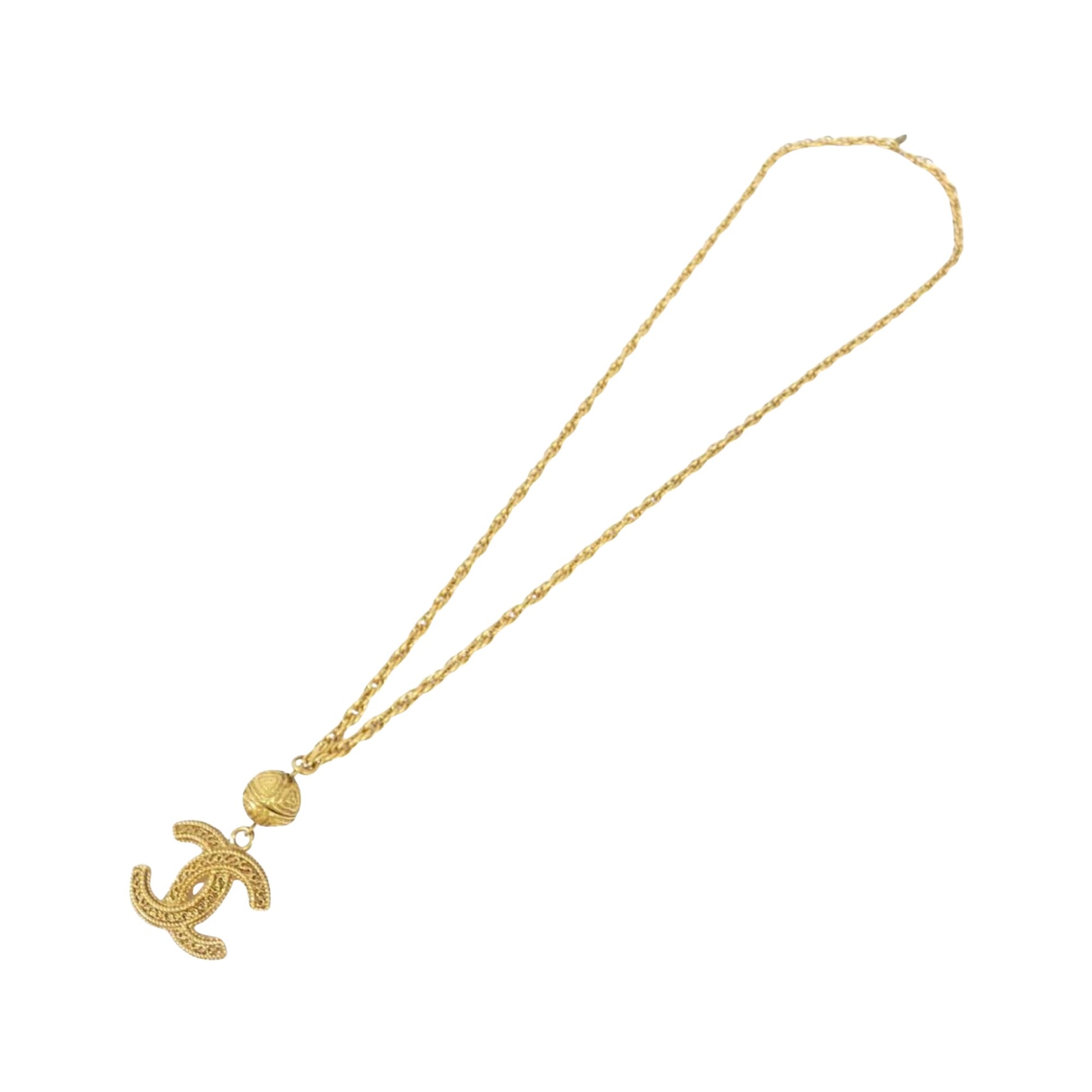 Chanel Coco Mark, Gold, Gold Plated, necklace