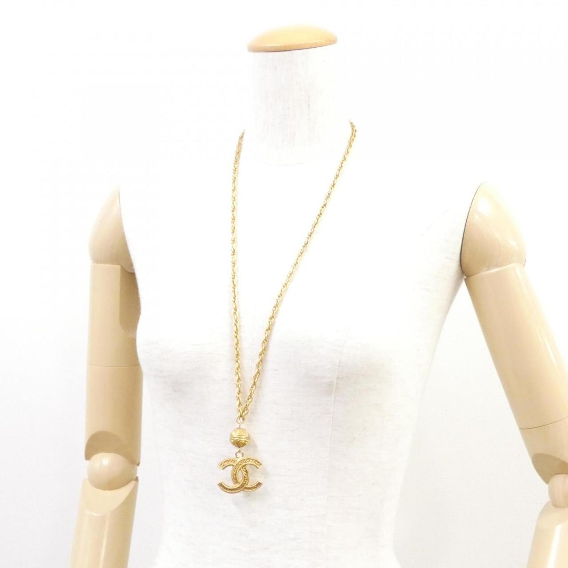 Chanel Coco Mark, Gold, Gold Plated, necklace