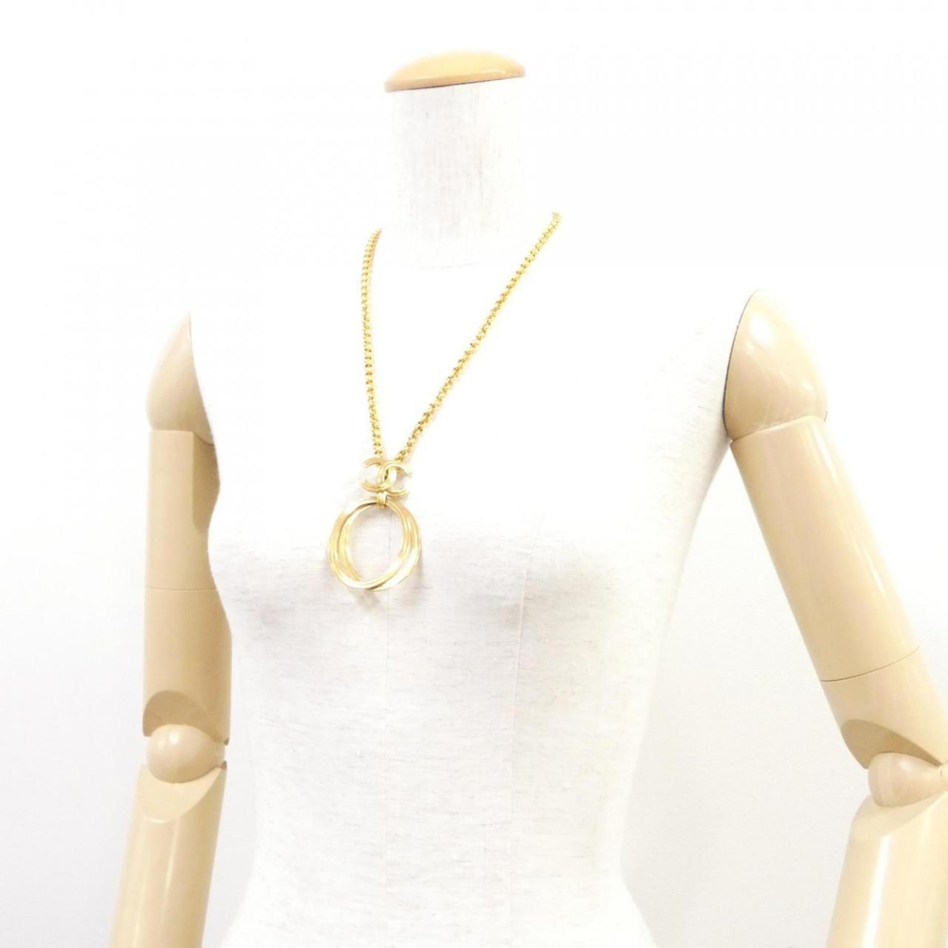 Chanel Coco Mark, Gold, Gold Plated, necklace