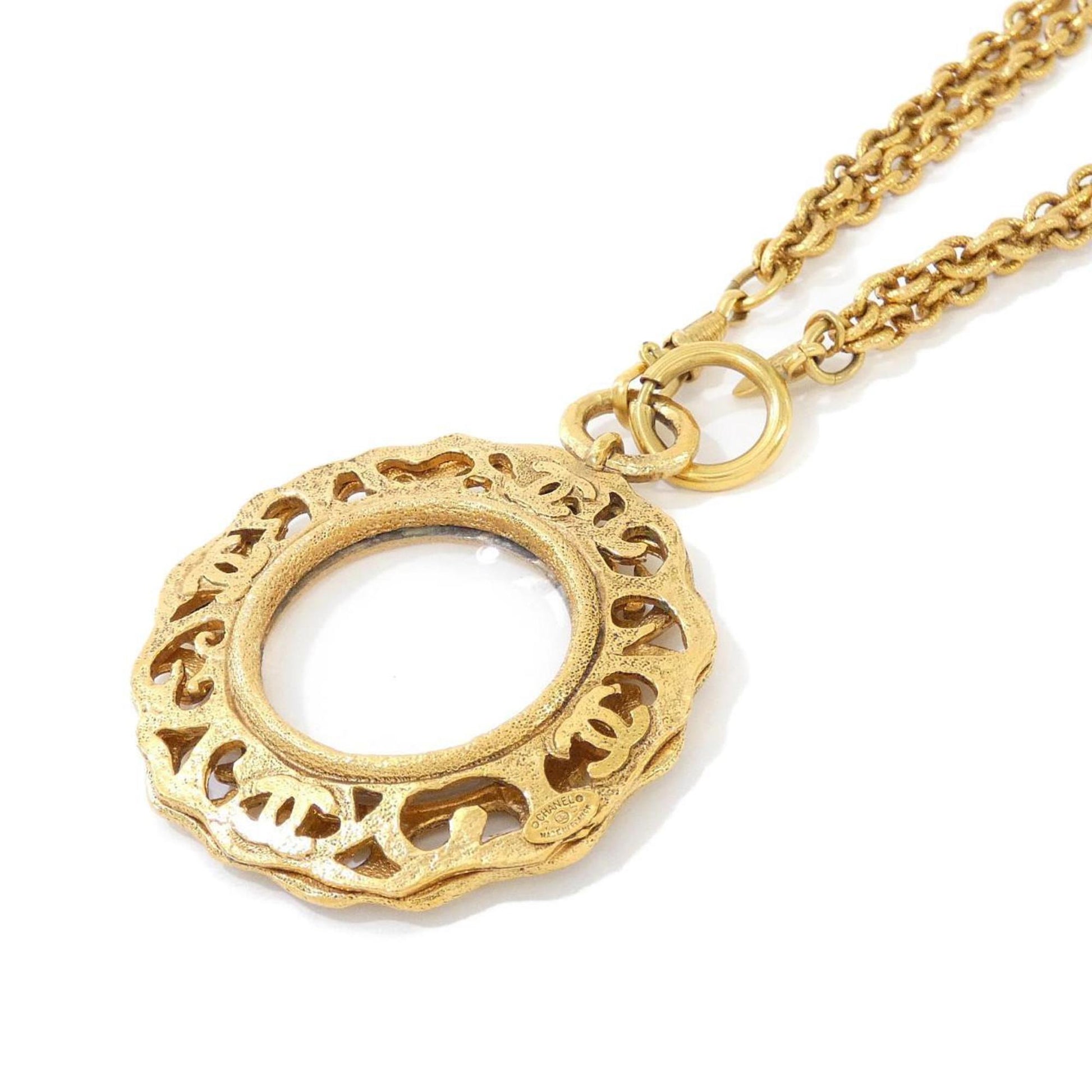 Chanel, Gold, Gold Plated, necklace