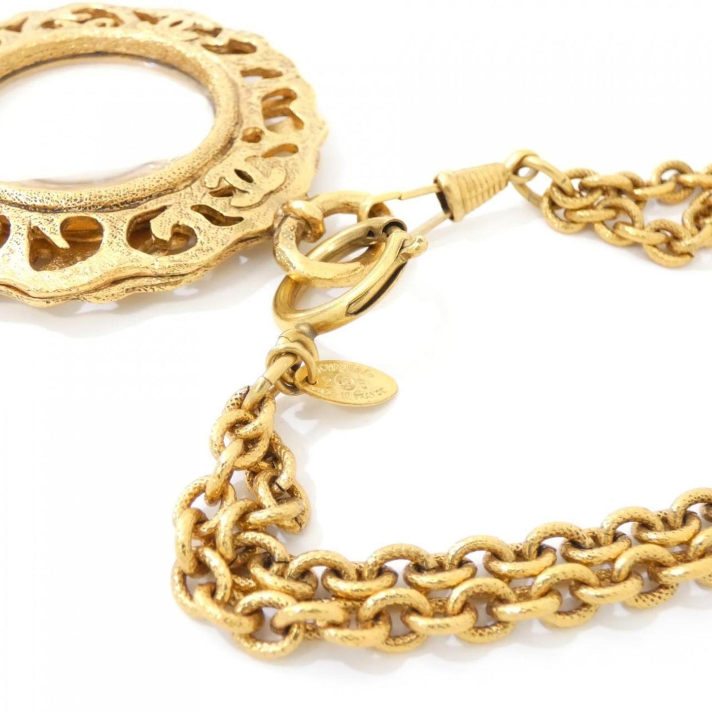 Chanel, Gold, Gold Plated, necklace