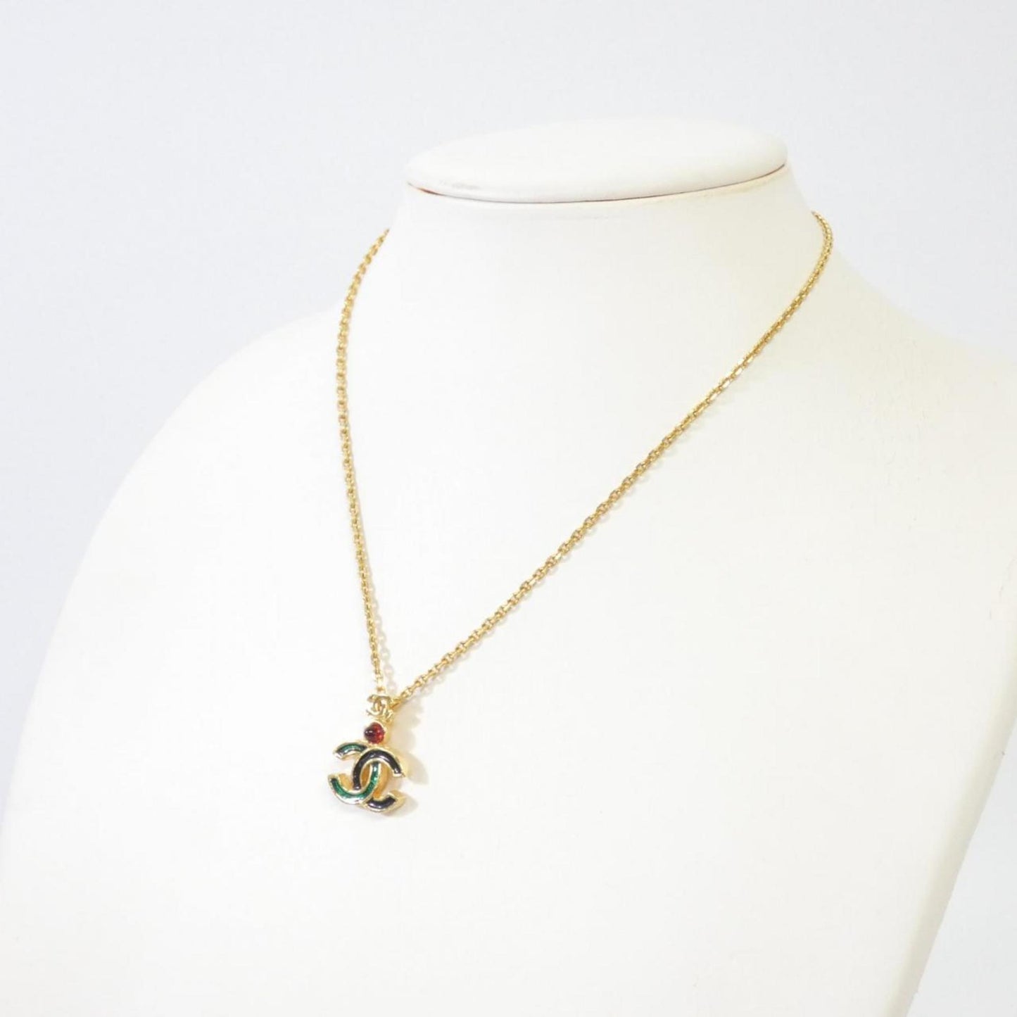 Chanel Coco Mark, Multicolour, Gold Plated, necklace