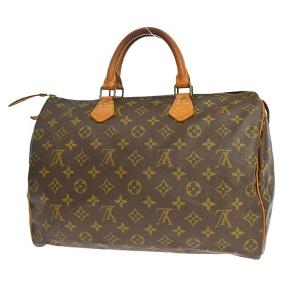 Louis Vuitton Speedy Monogram Canvas, Brown, Canvas, Handbag