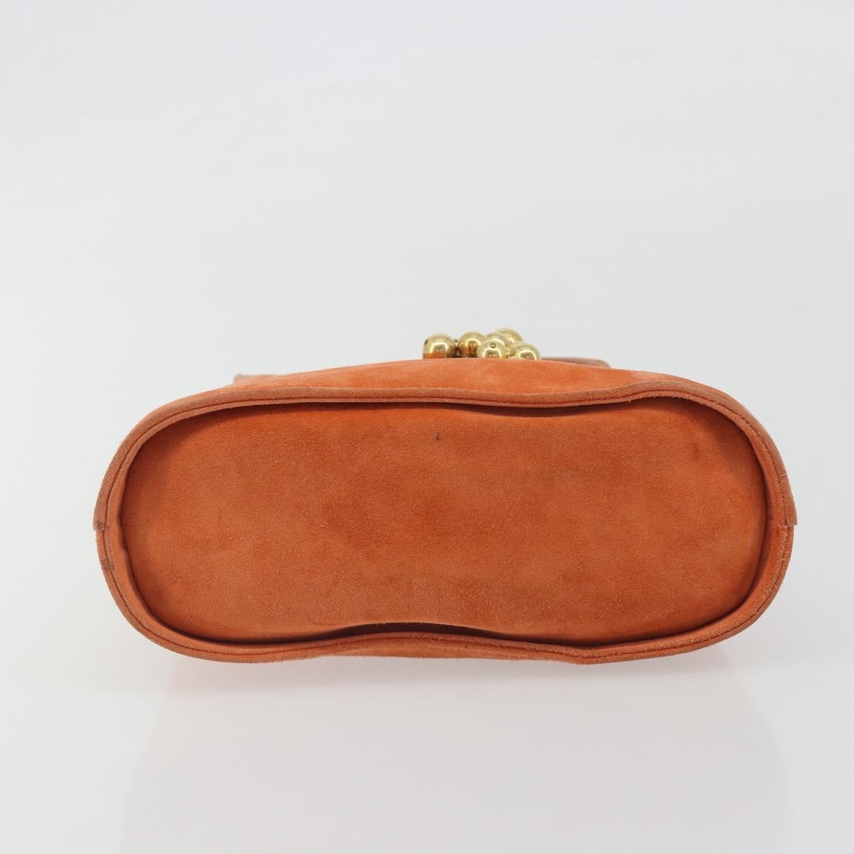 Salvatore Ferragamo Vintage Top handle Suede, Orange, Suede, Handbag