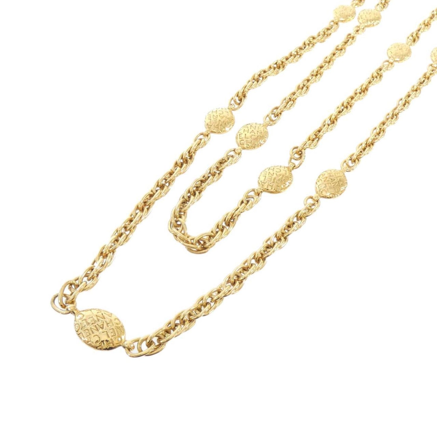 Chanel, Gold, Gold Plated, necklace