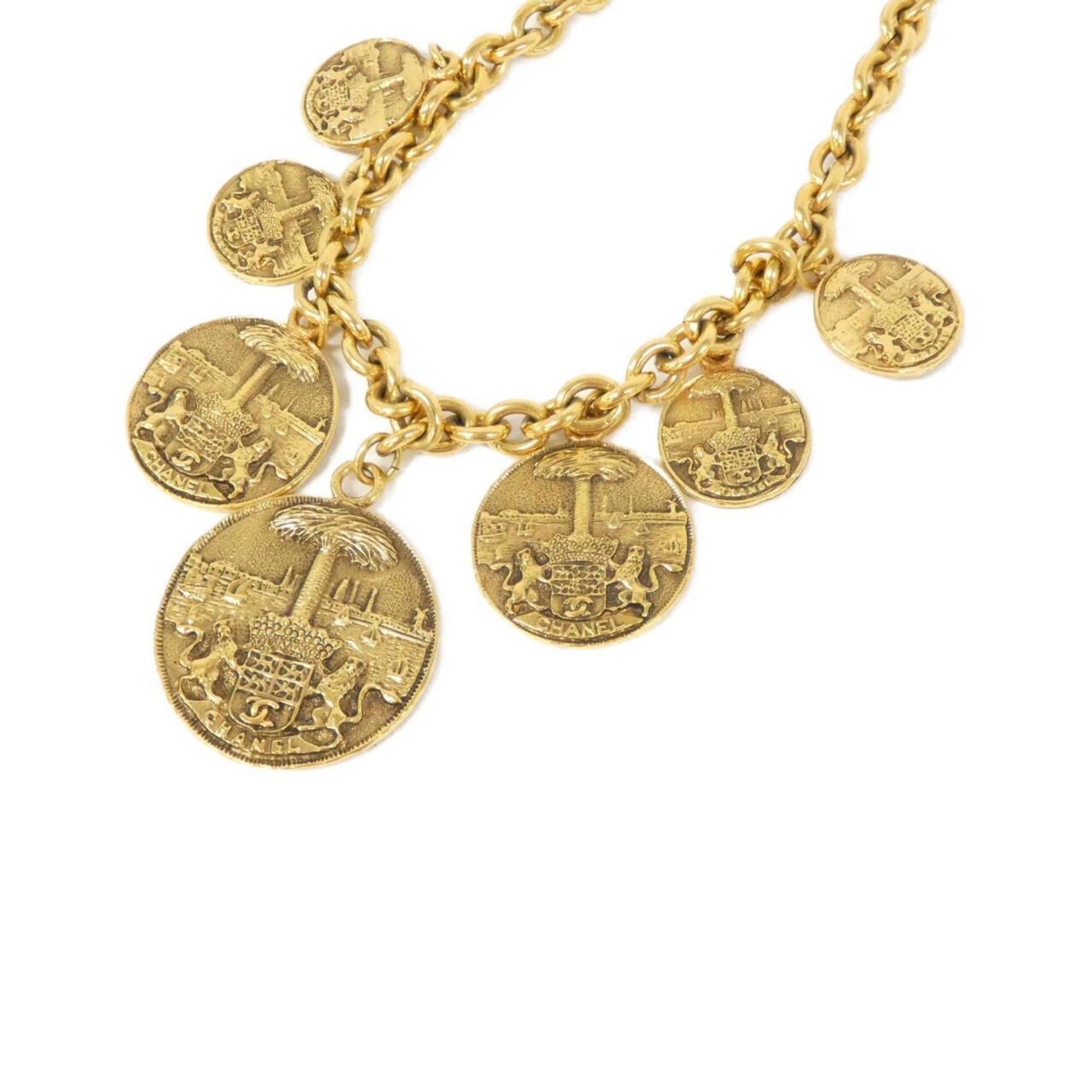 Chanel, Gold, Gold Plated, necklace