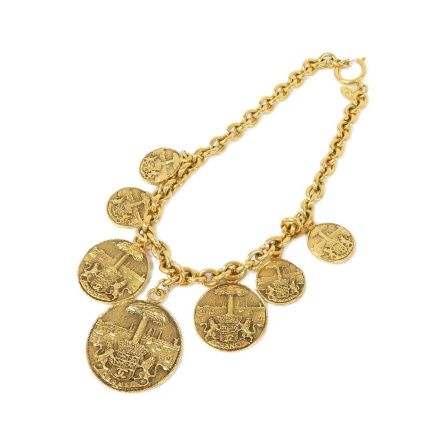 Chanel, Gold, Gold Plated, necklace