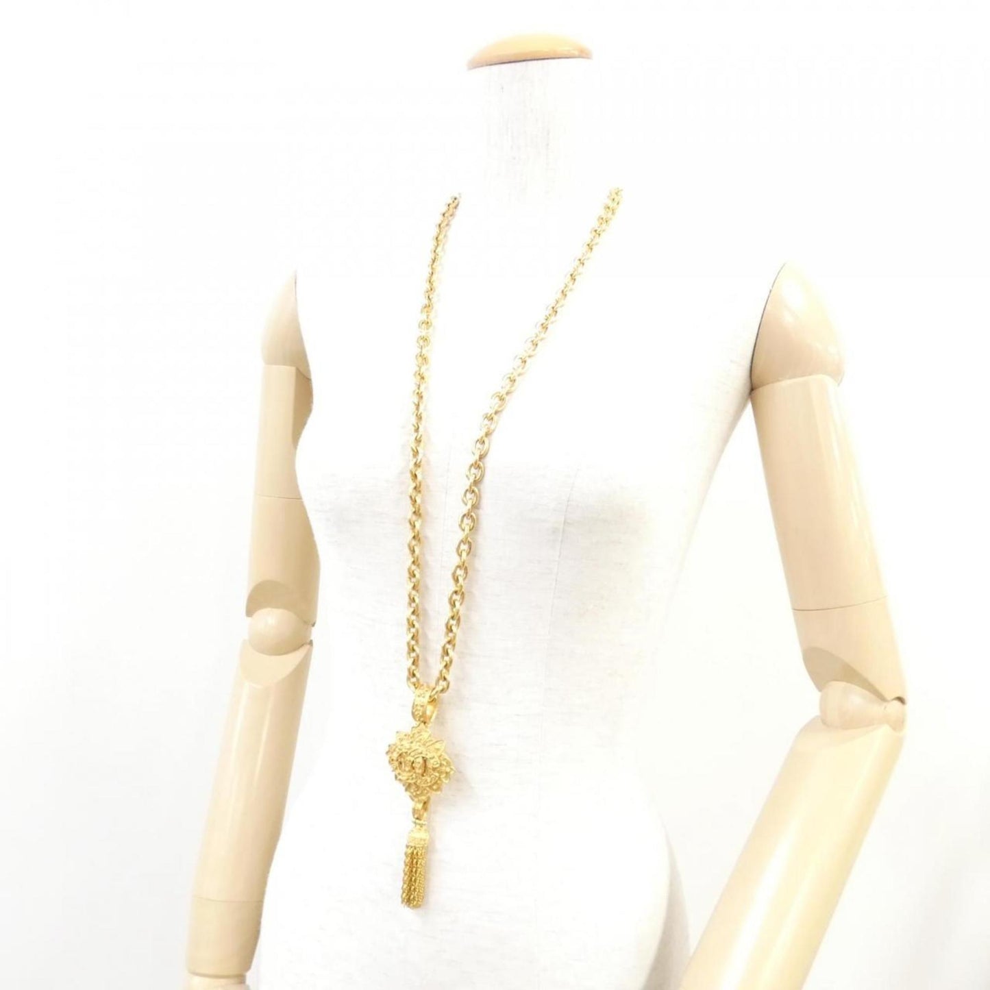 Chanel Coco Mark, Gold, Metal, necklace