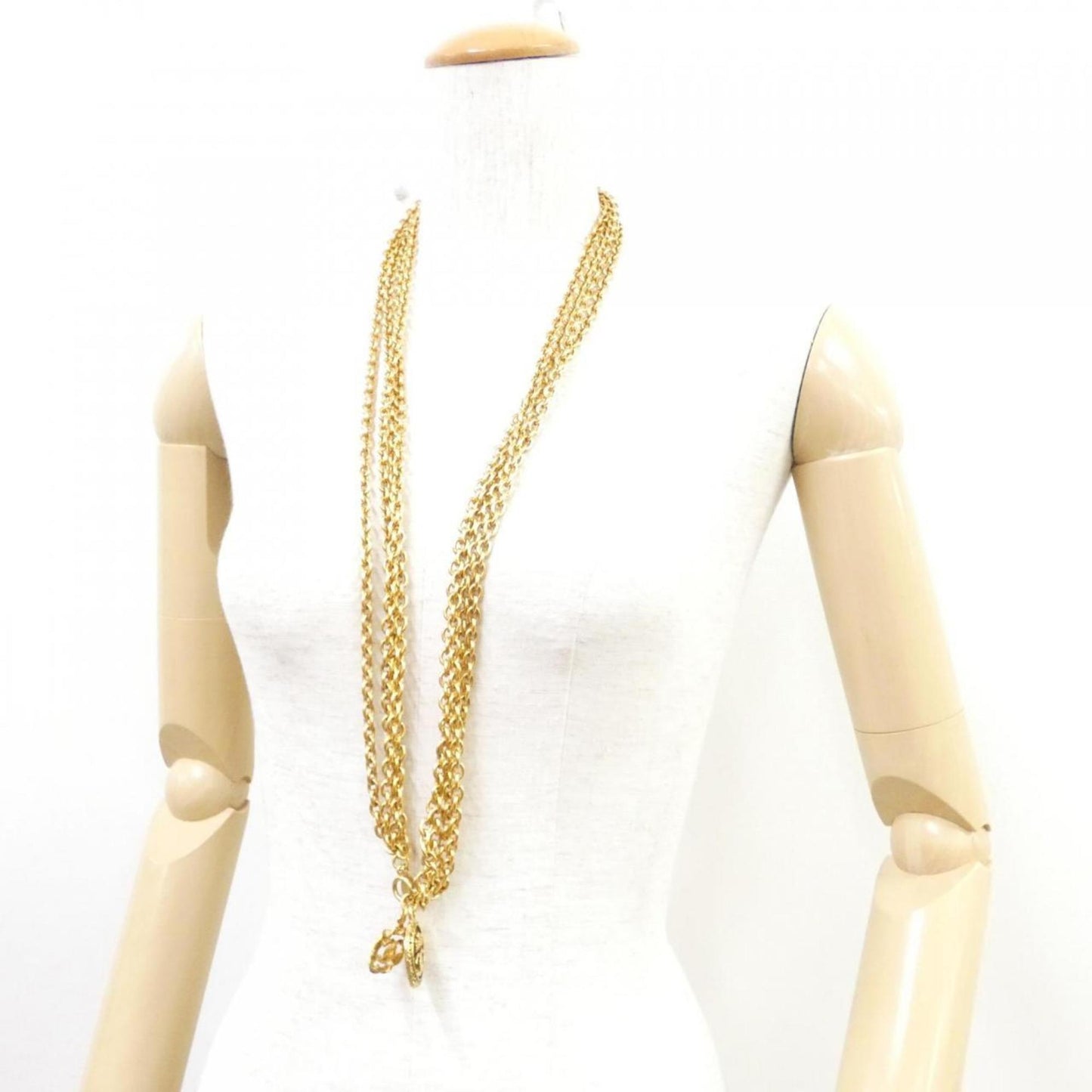 Chanel Coco Mark, Gold, Metal, necklace