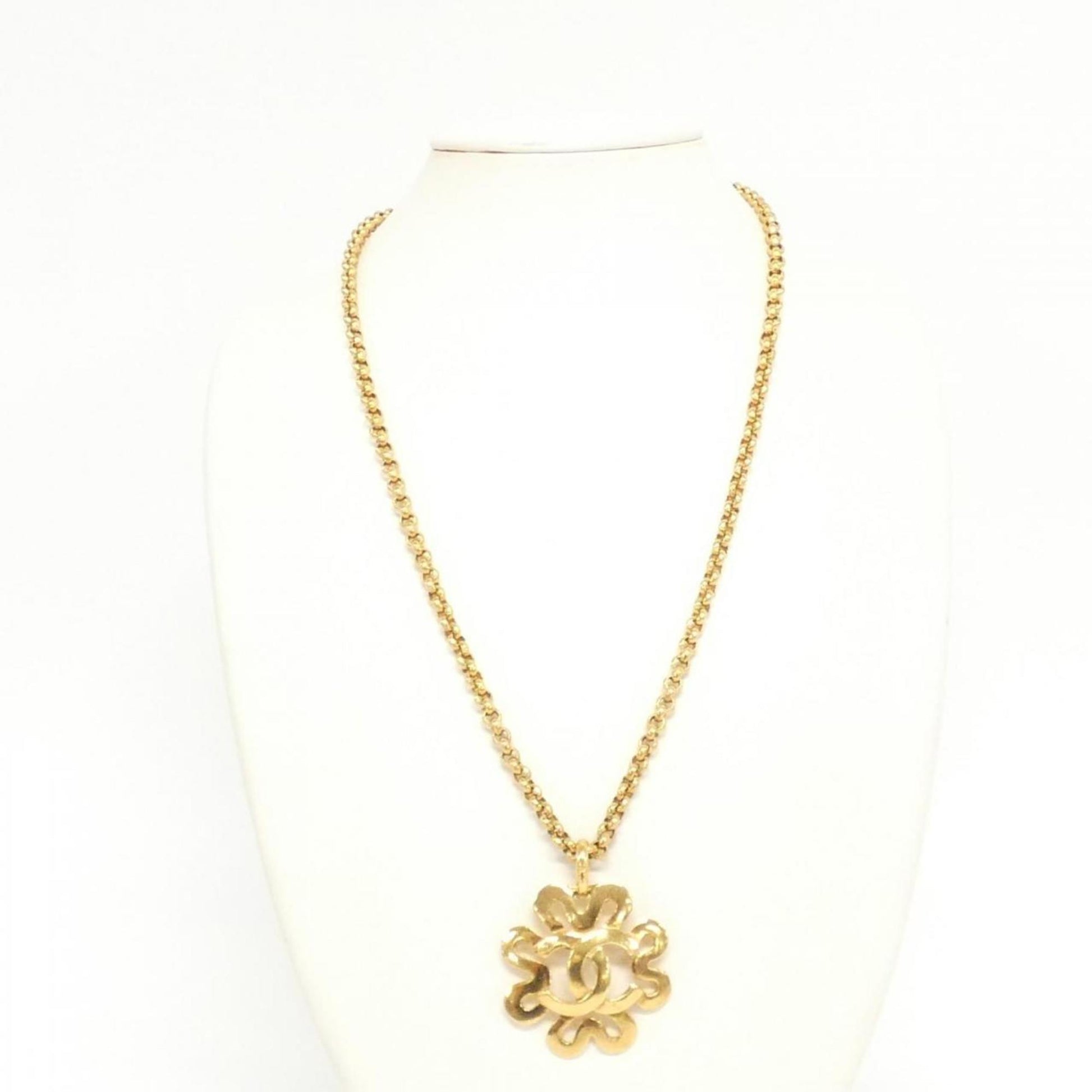 Chanel Coco Mark, Gold, Metal, necklace