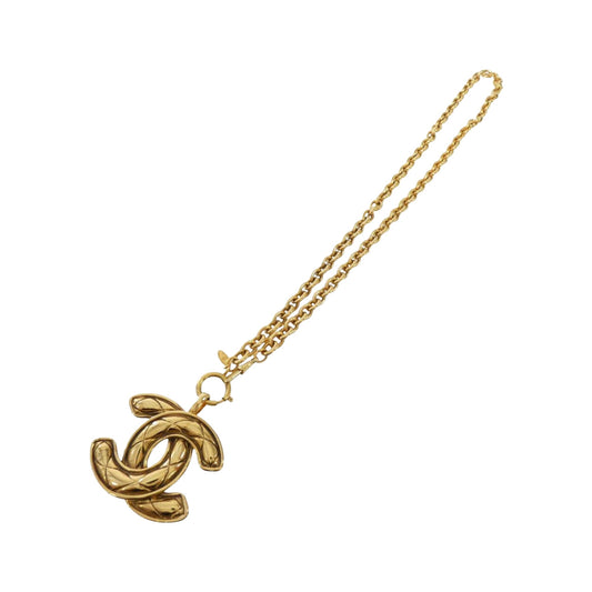 Chanel Coco Mark, Gold, Metal, necklace