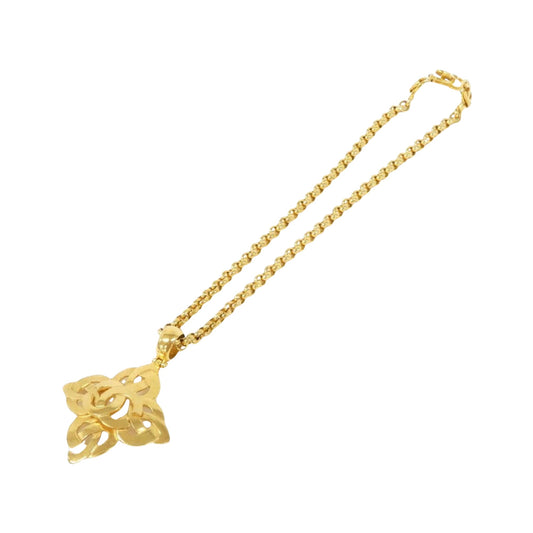 Chanel Coco Mark, Gold, Metal, necklace