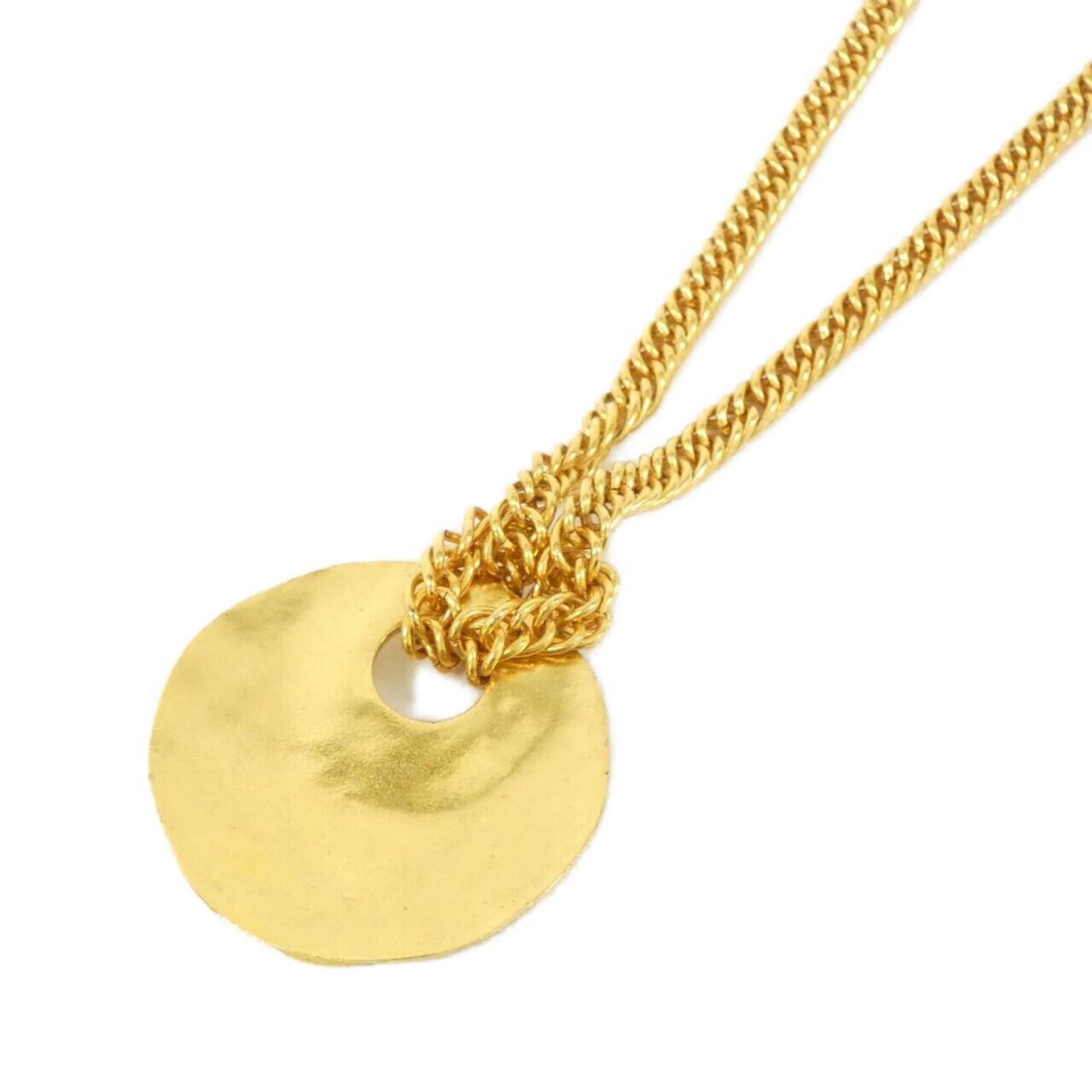 Chanel Coco Mark, Gold, Metal, necklace