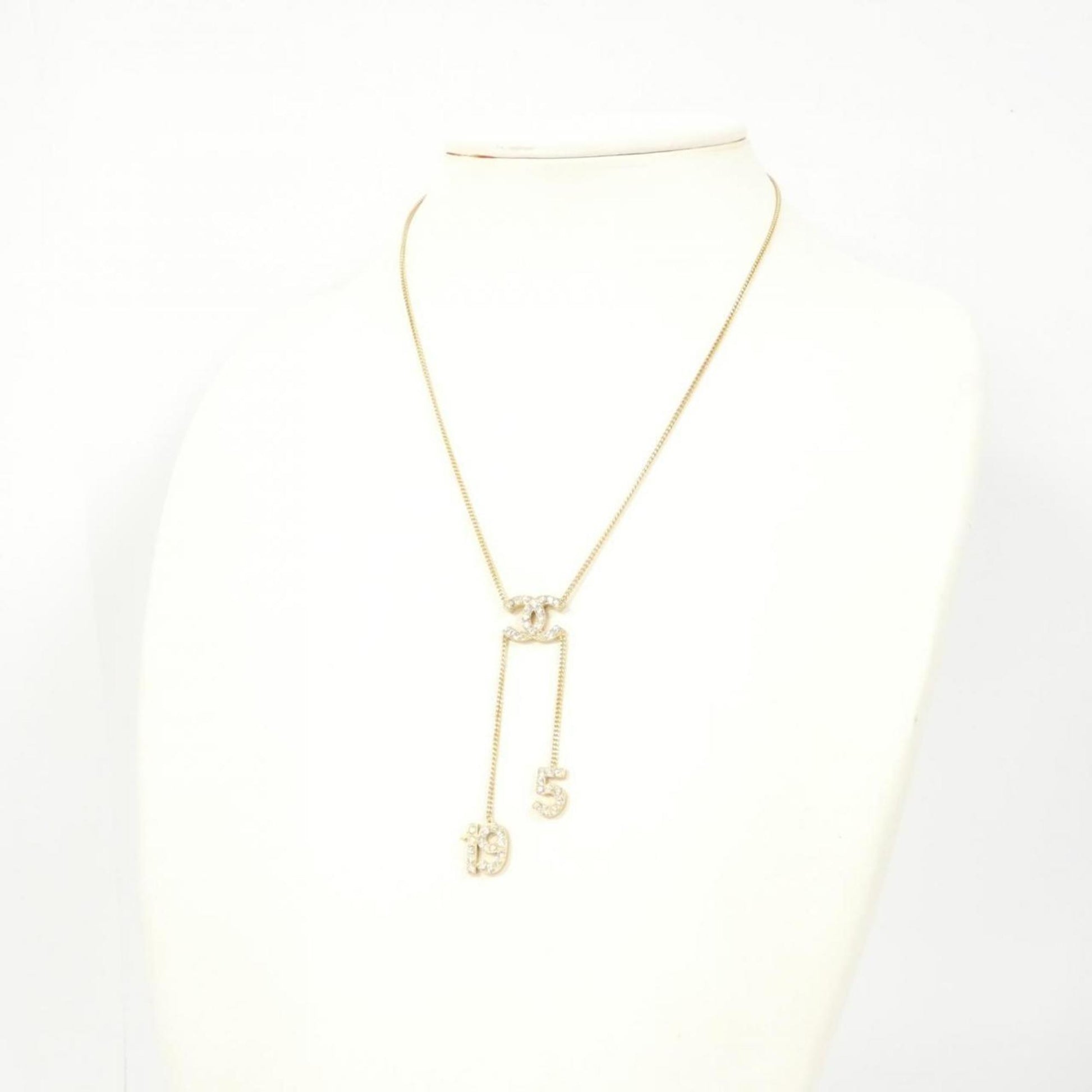 Chanel Coco Mark, Gold, Metal, necklace