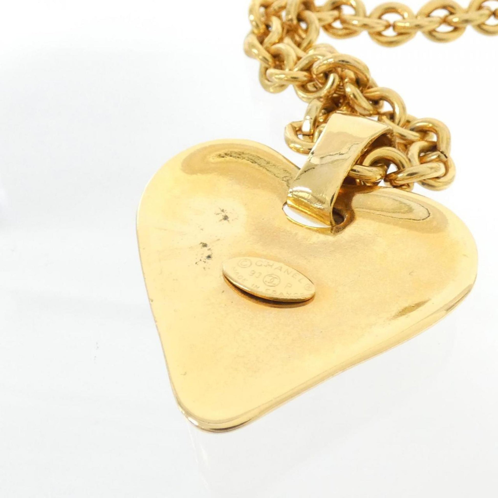 Chanel Coco Mark, Gold, Metal, necklace