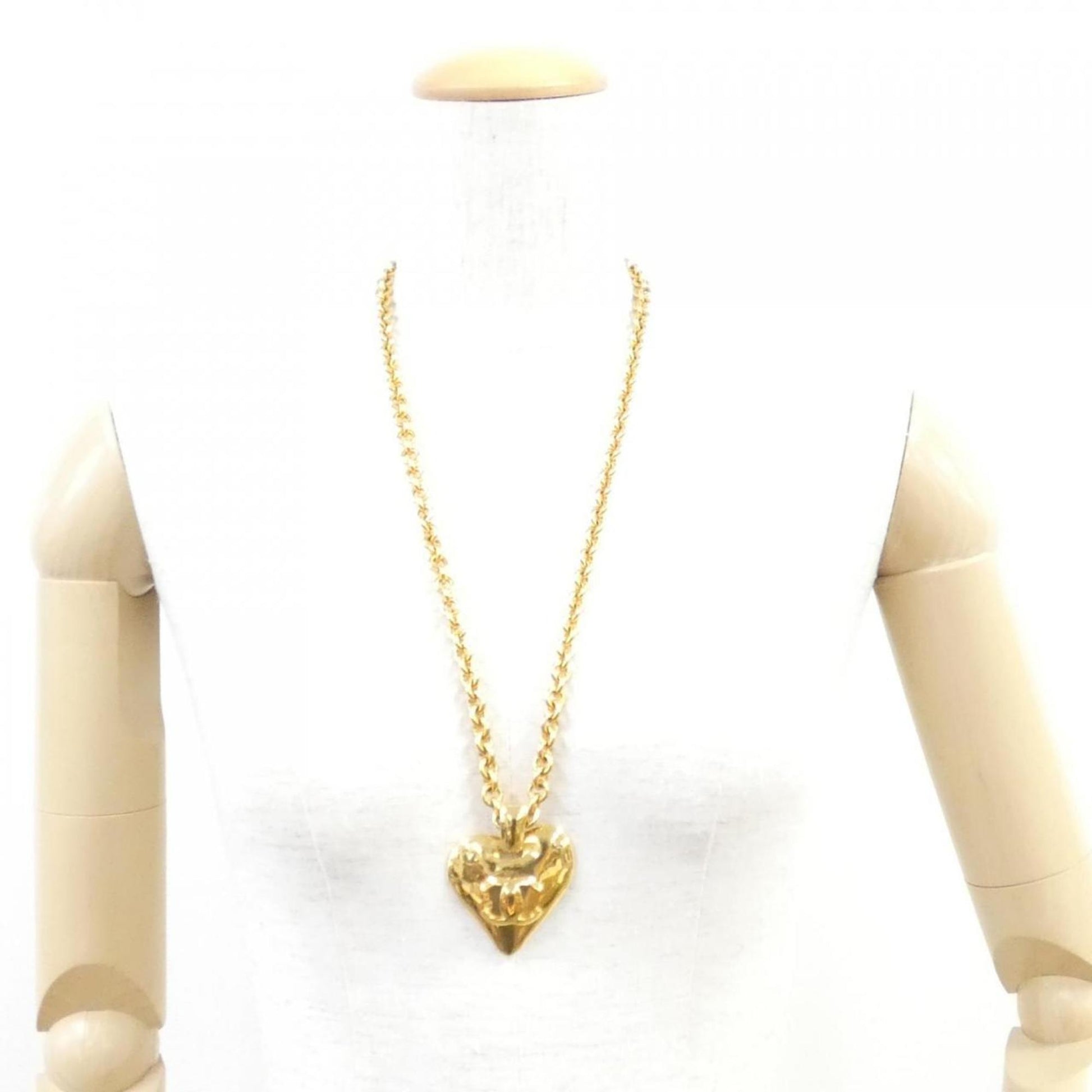 Chanel Coco Mark, Gold, Metal, necklace