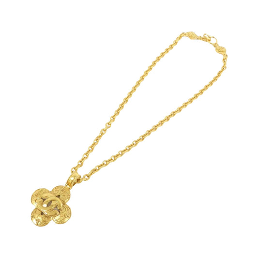 Chanel Coco Mark, Gold, Metal, necklace