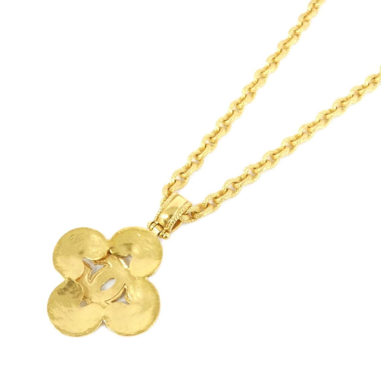 Chanel Coco Mark, Gold, Metal, necklace