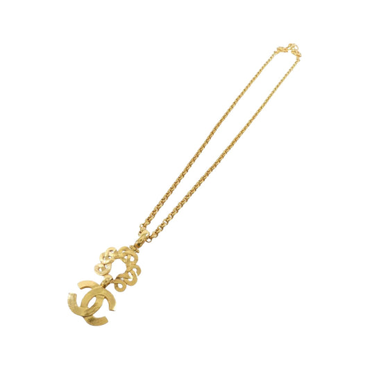 Chanel Coco Mark, Gold, Metal, necklace