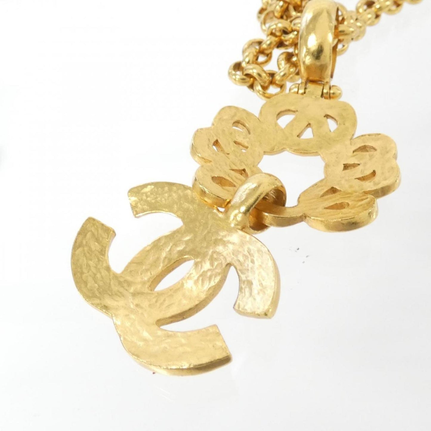 Chanel Coco Mark, Gold, Metal, necklace