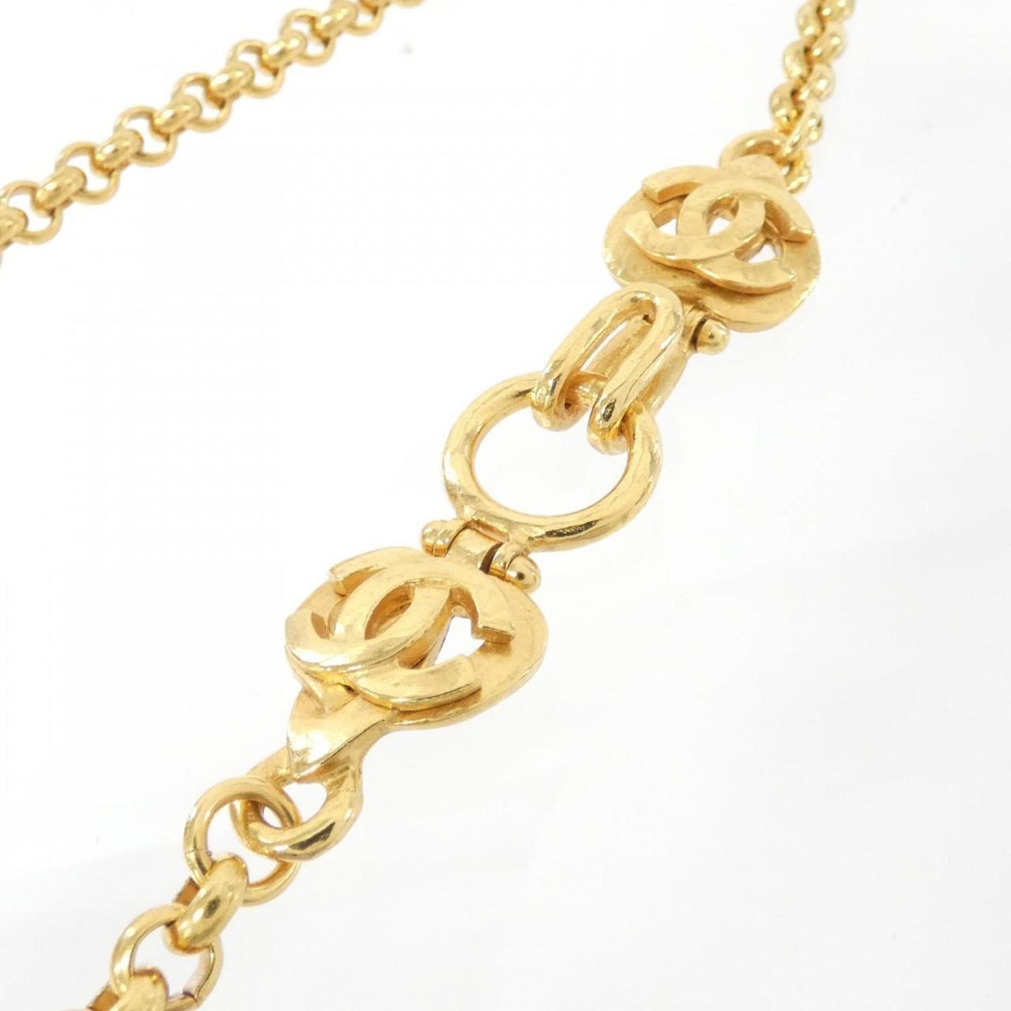 Chanel Coco Mark, Gold, Metal, necklace