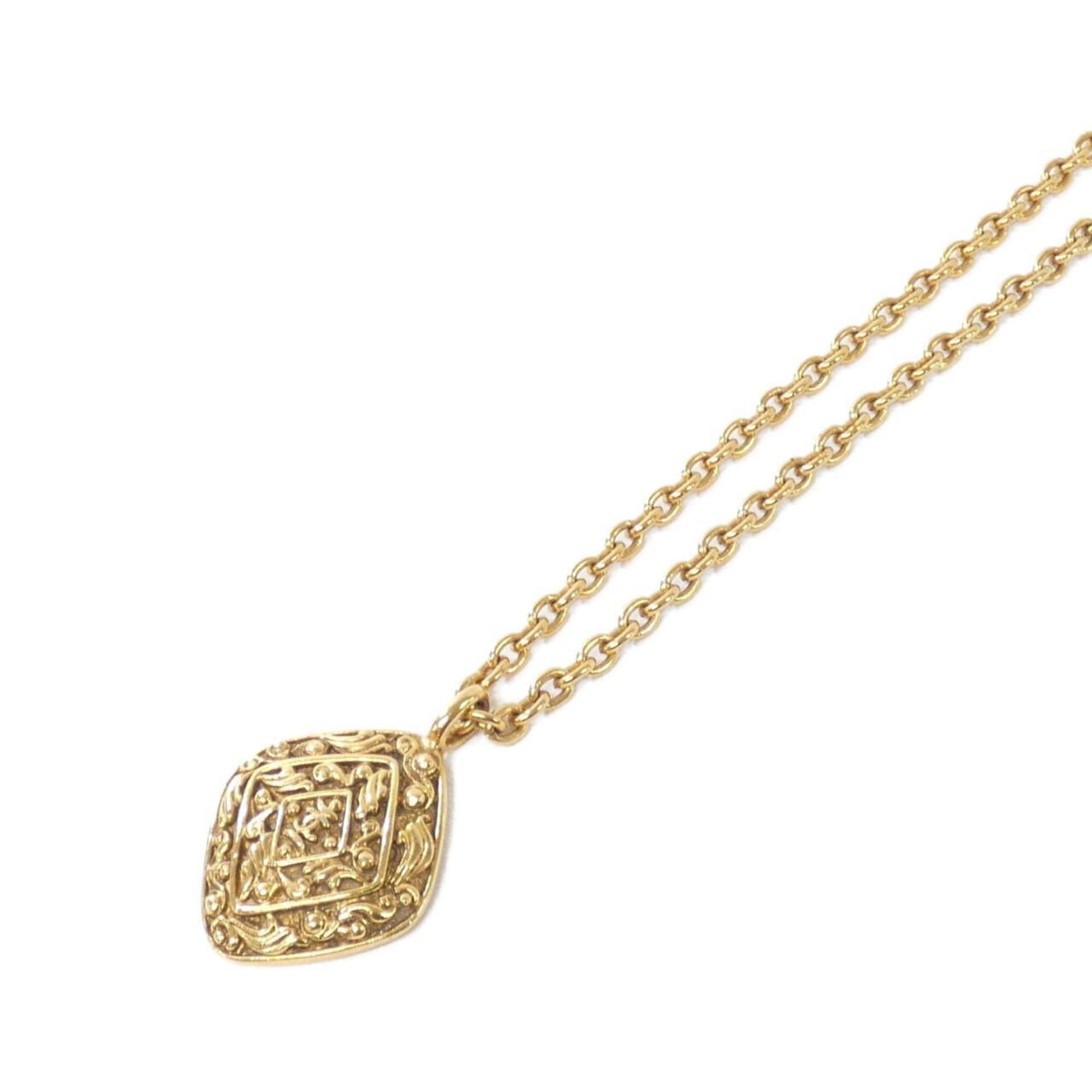 Chanel Logo CC, Gold, Gold Plated, necklace