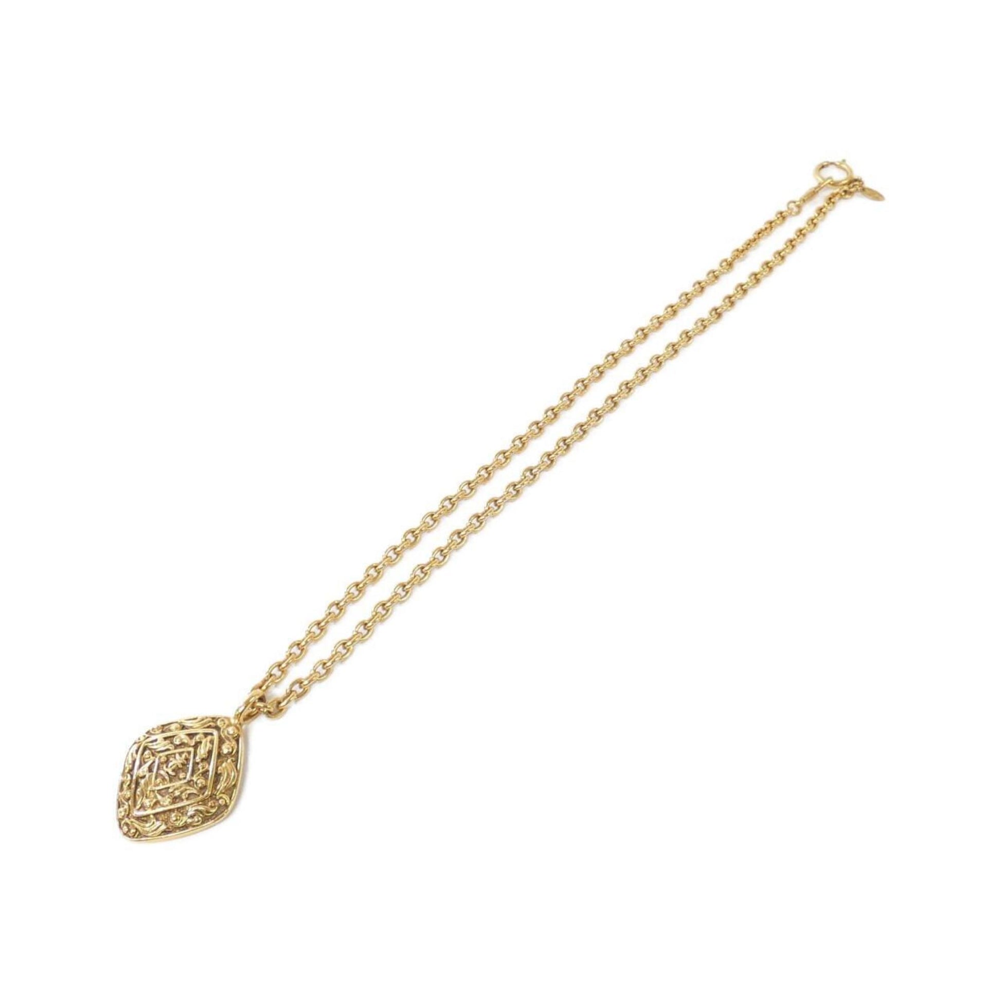 Chanel Logo CC, Gold, Gold Plated, necklace