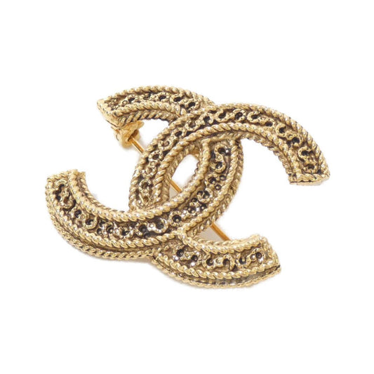 Chanel Coco Mark, Gold, Gold Plated, brooch