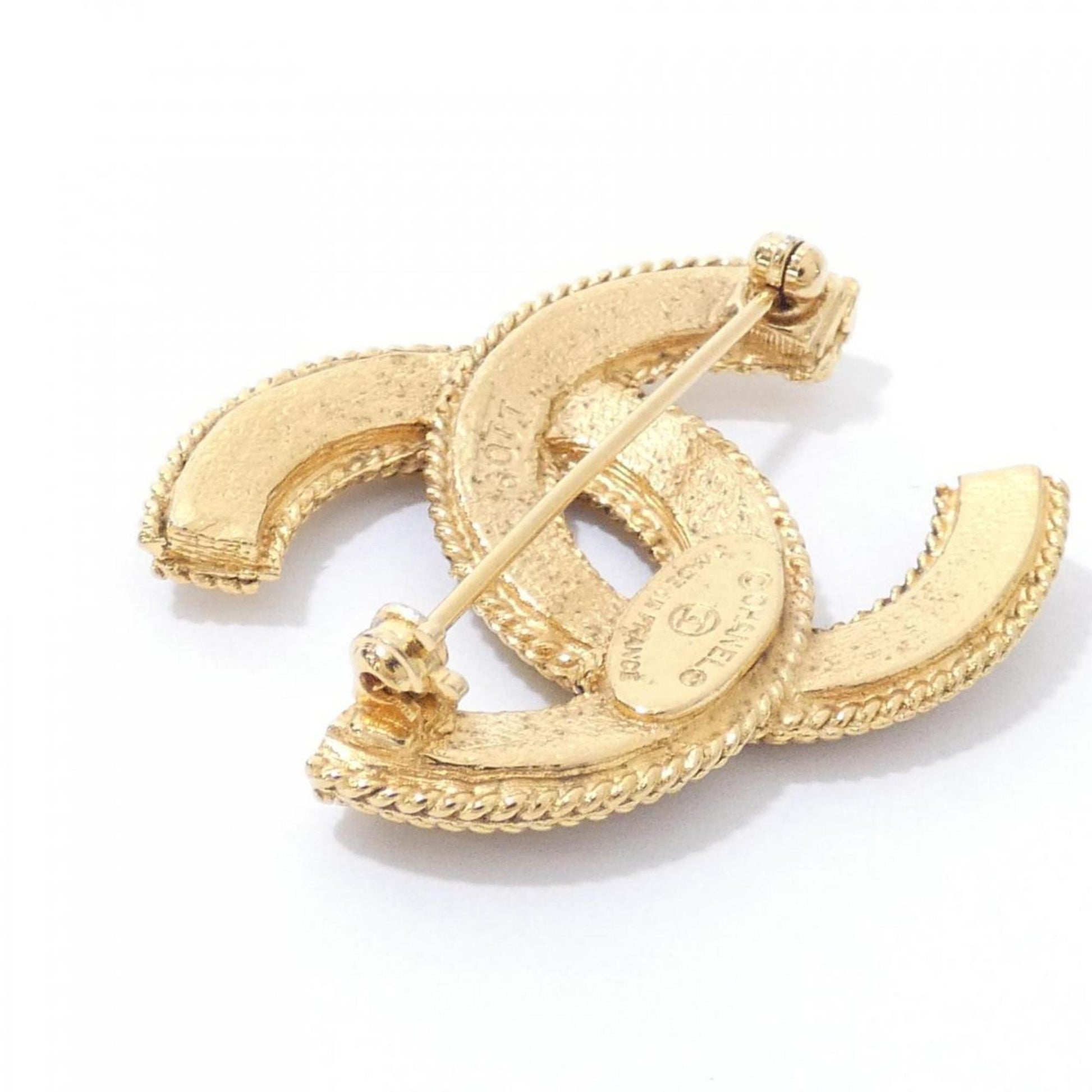 Chanel Coco Mark, Gold, Gold Plated, brooch