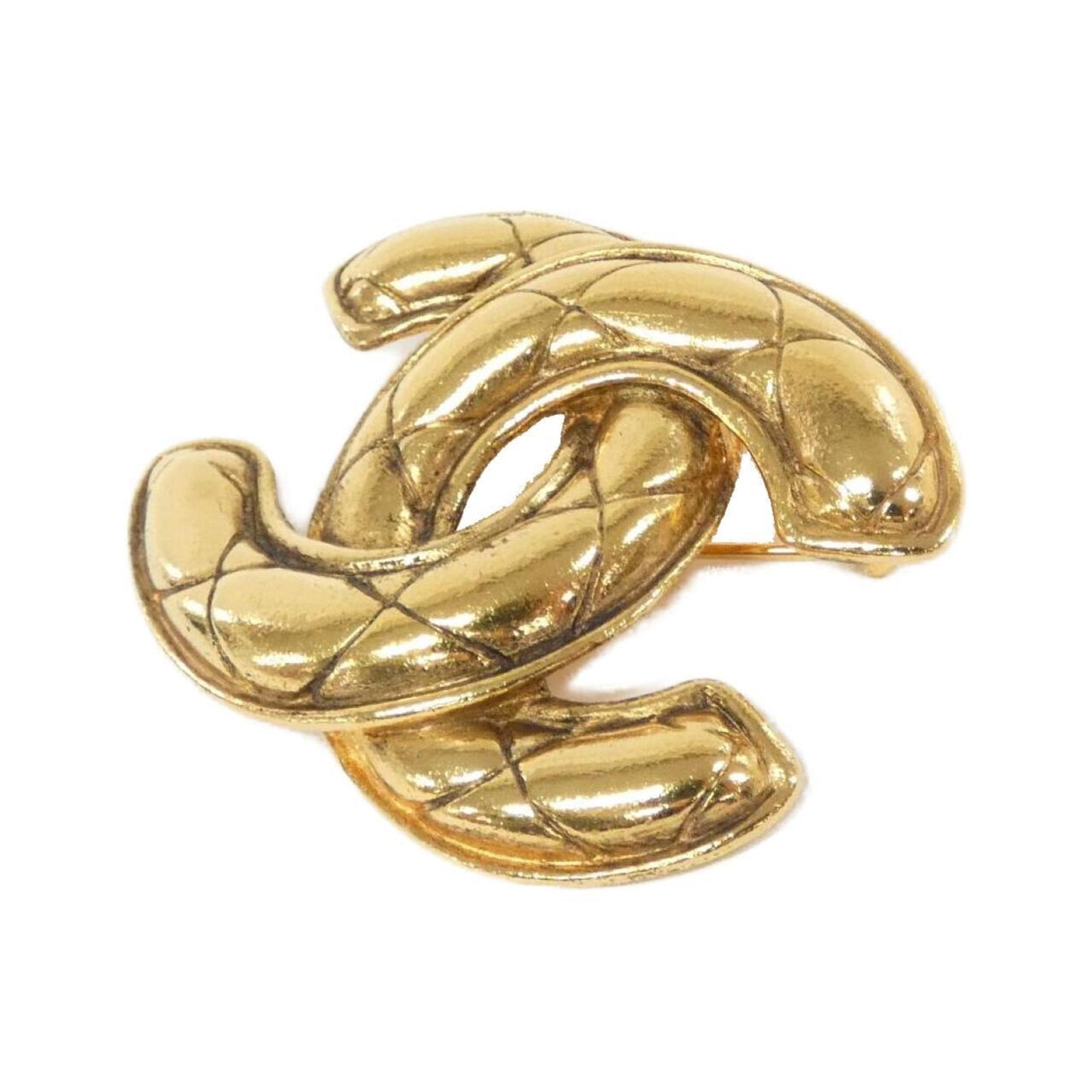 Chanel Coco Mark, Gold, Gold Plated, brooch