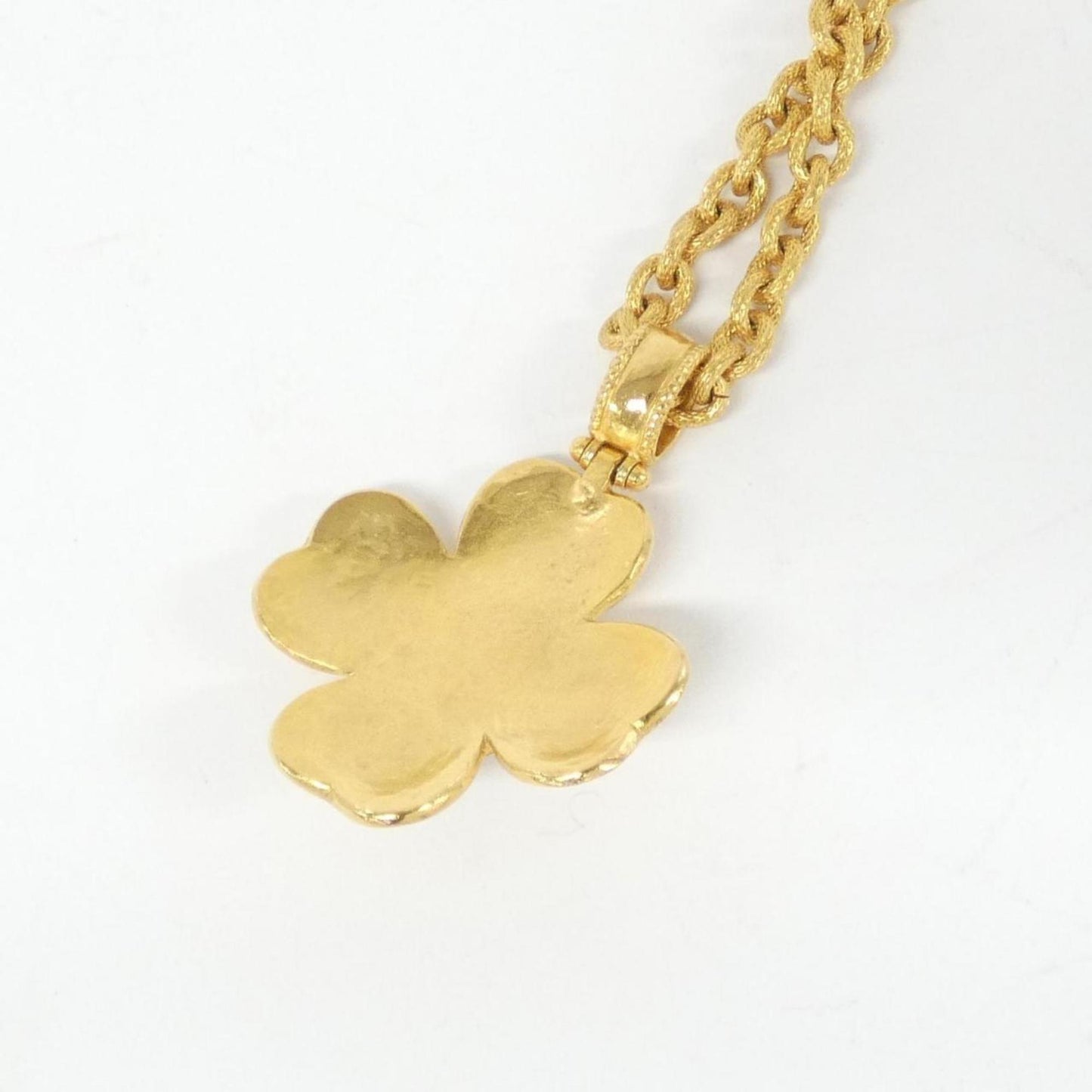 Chanel Clover, Gold, Gold Plated, necklace