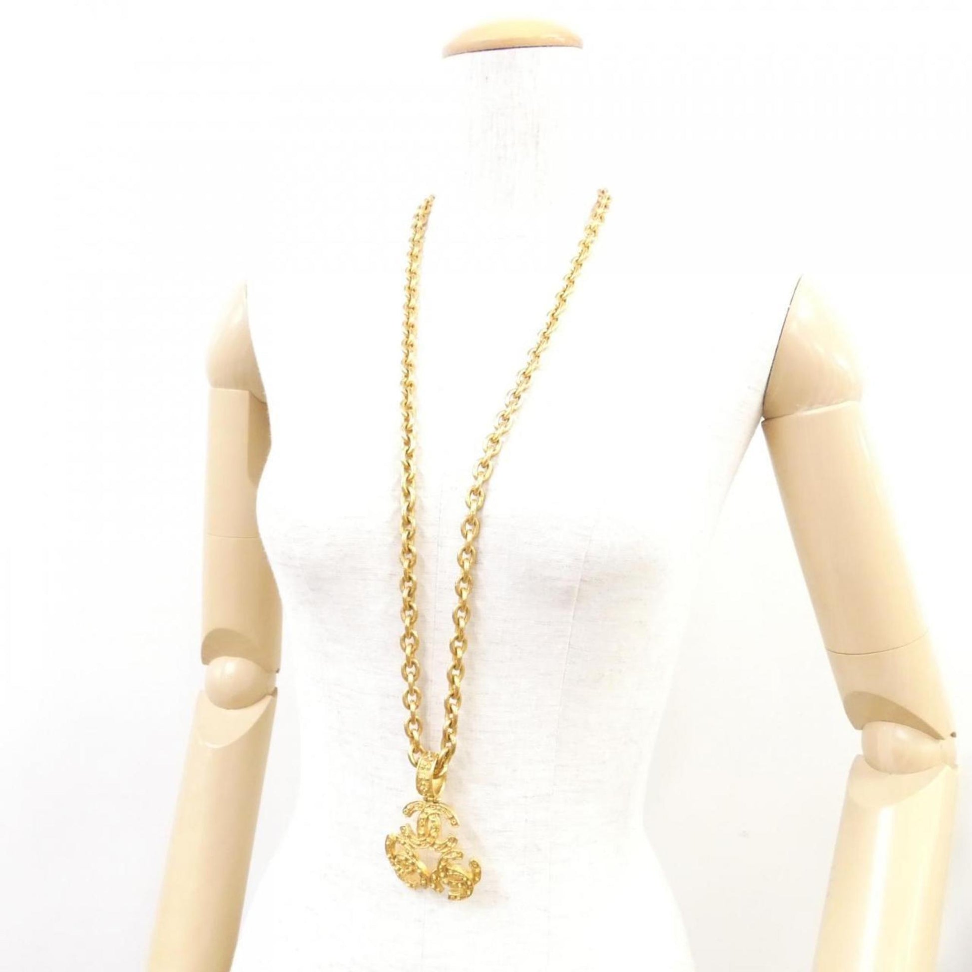 Chanel Coco Mark, Gold, Gold Plated, necklace