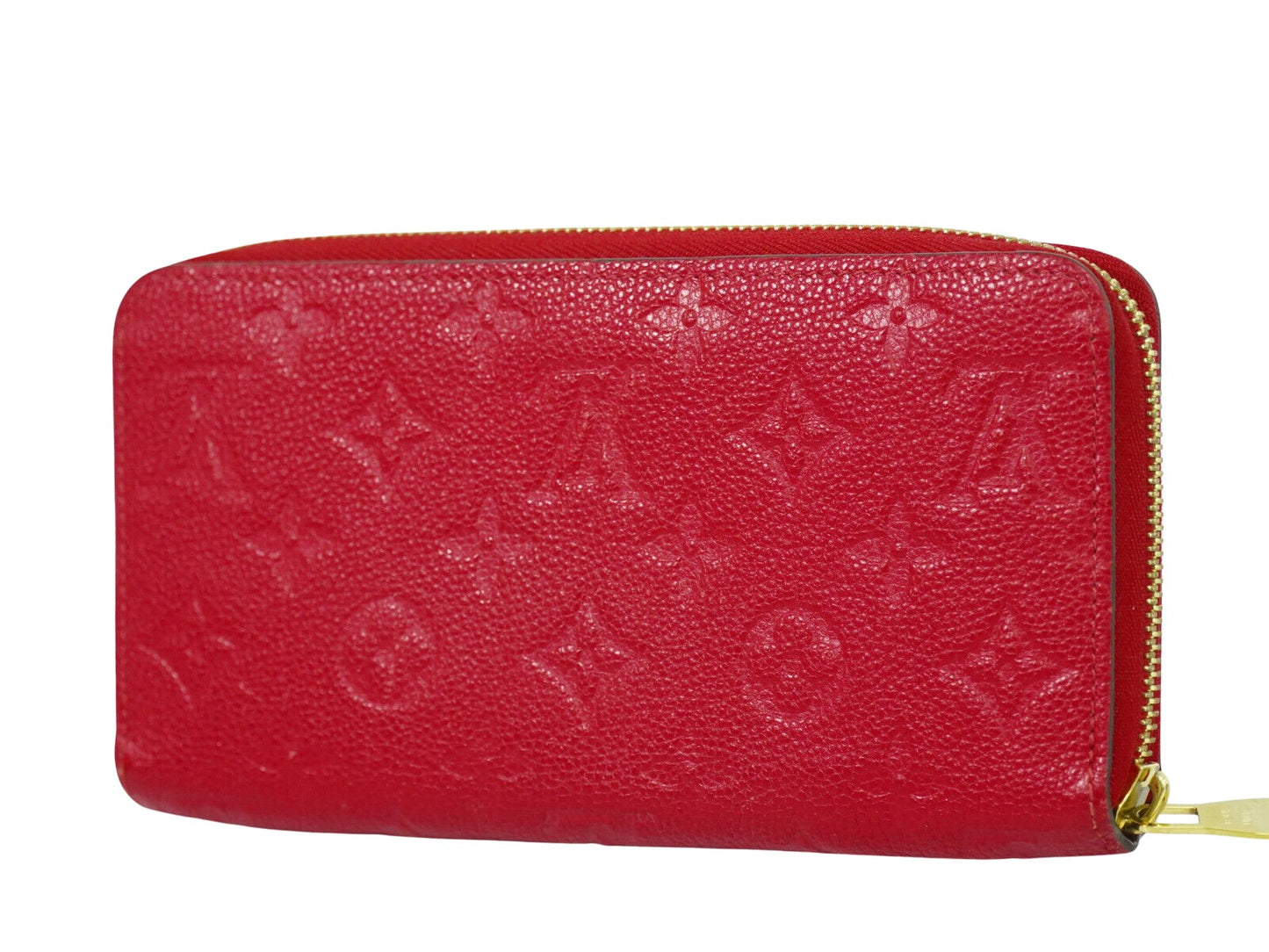 Louis Vuitton, Red, Leather, wallet