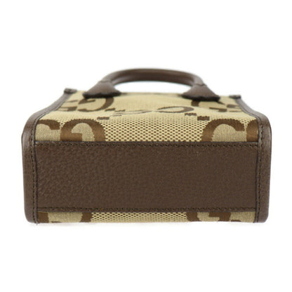 Gucci GG Jumbo, Beige, Canvas, handbag