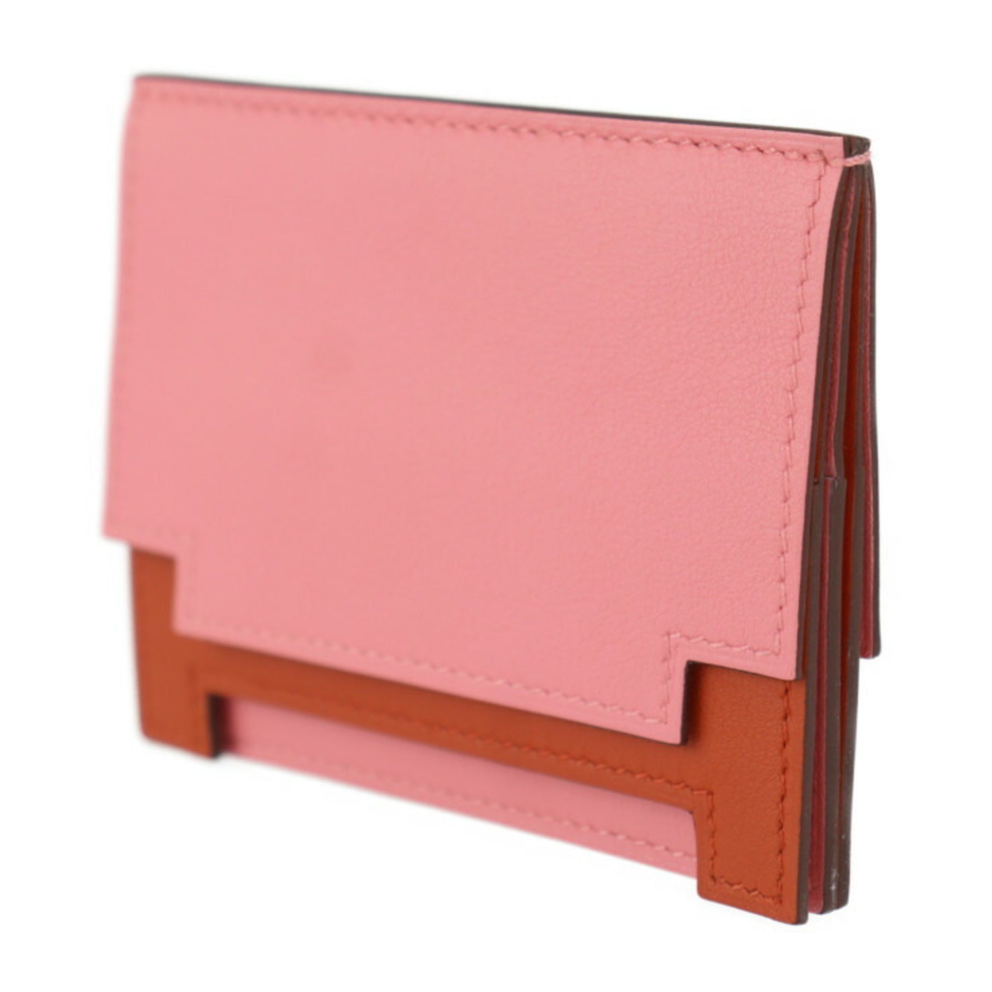 Hermès, Pink, Leather, wallet