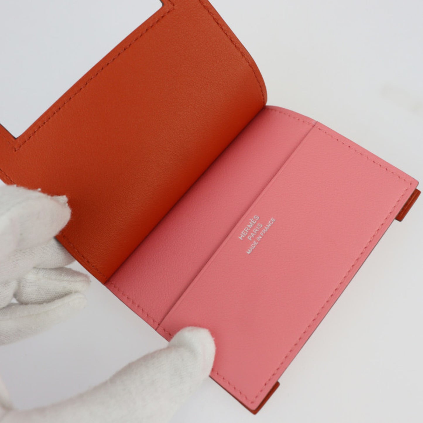 Hermès, Pink, Leather, wallet