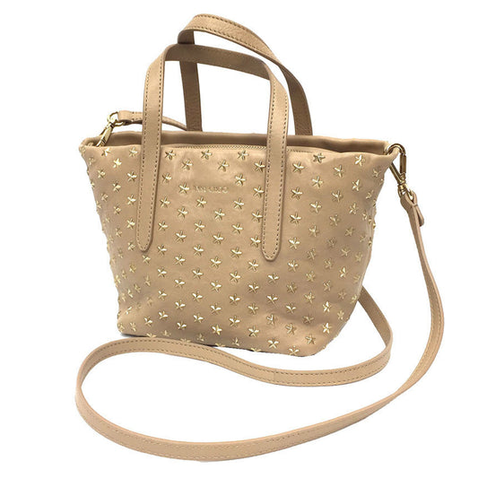 Jimmy Choo, Gold, Leather, handbag
