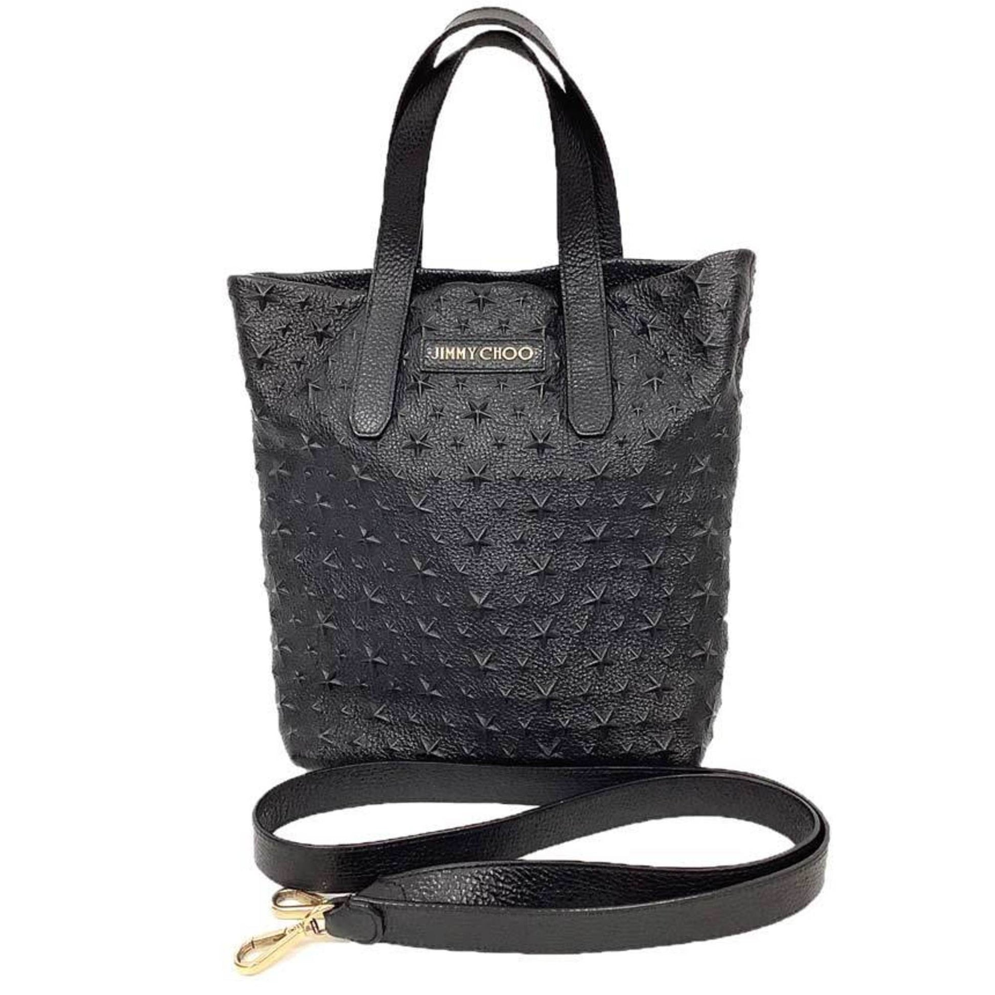 Jimmy Choo Sofia, Black, Leather, shoulder