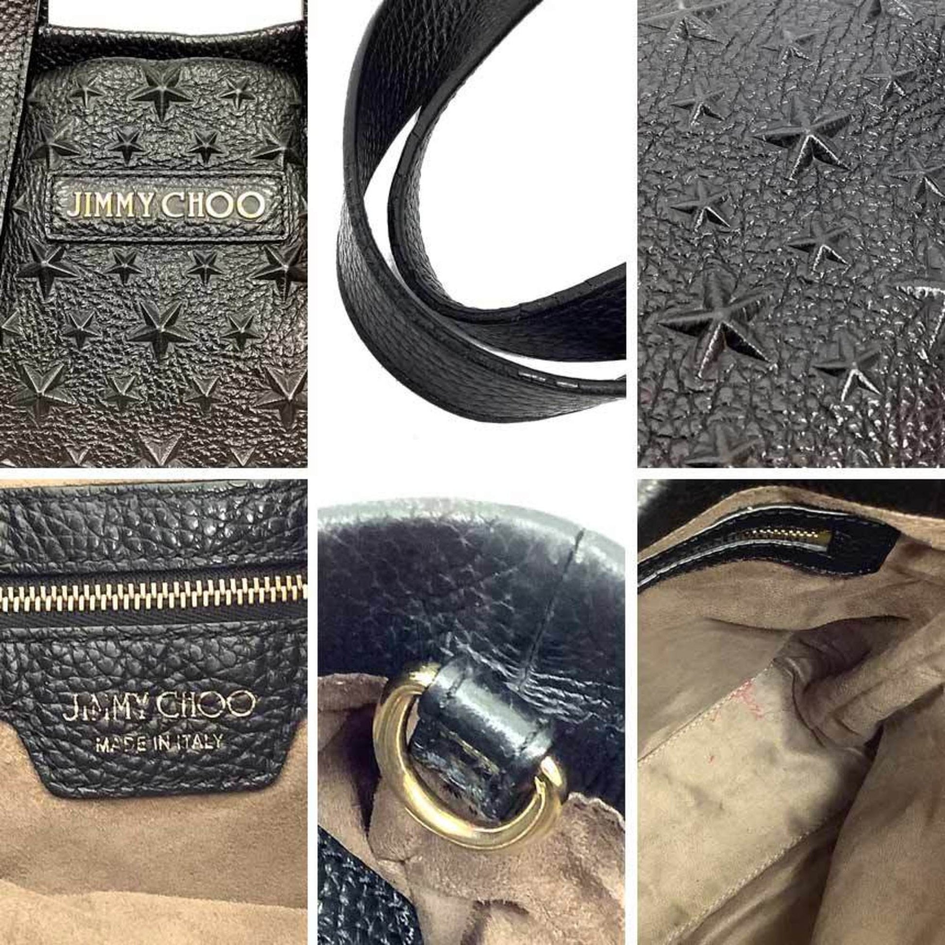 Jimmy Choo Sofia, Black, Leather, shoulder