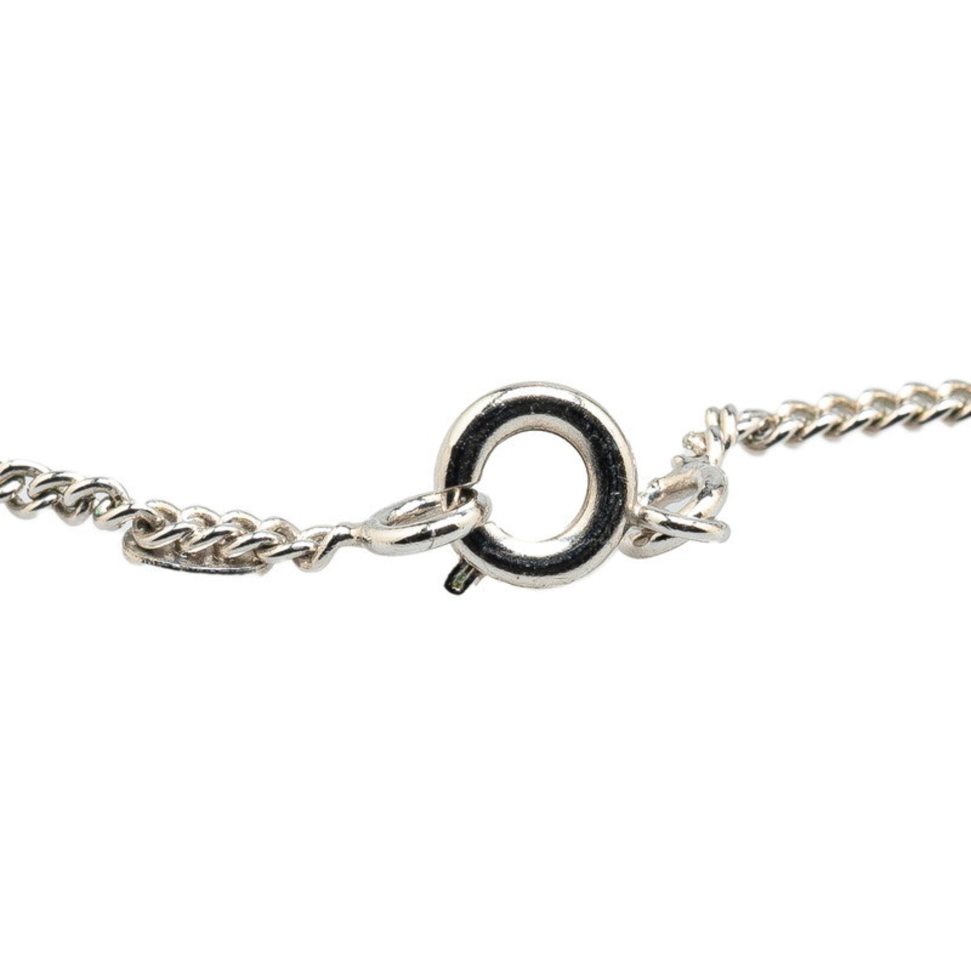 Chanel Coco Mark, Silver, Metal, necklace