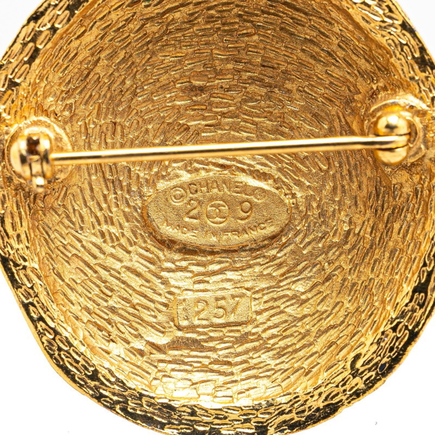 Chanel Coco Mark, Gold, Gold Plated, brooch