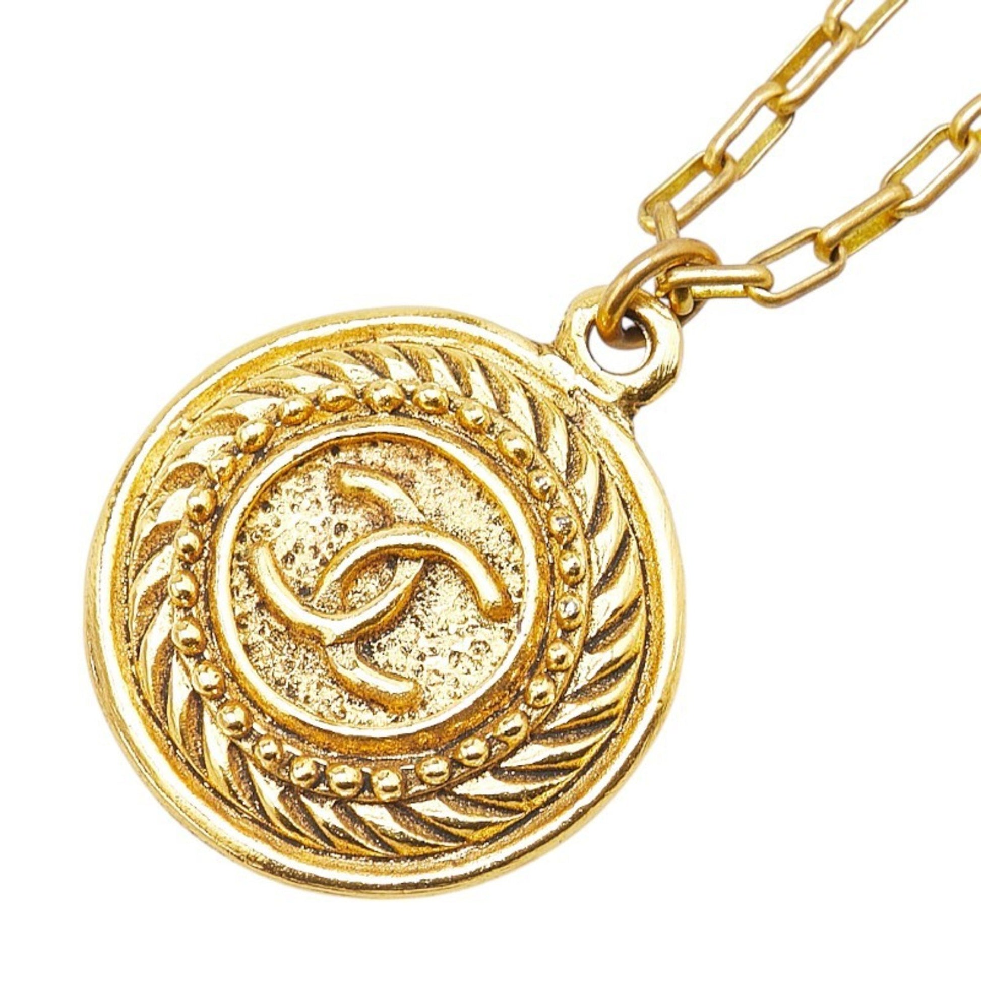 Chanel Coco Mark, Gold, Gold Plated, necklace