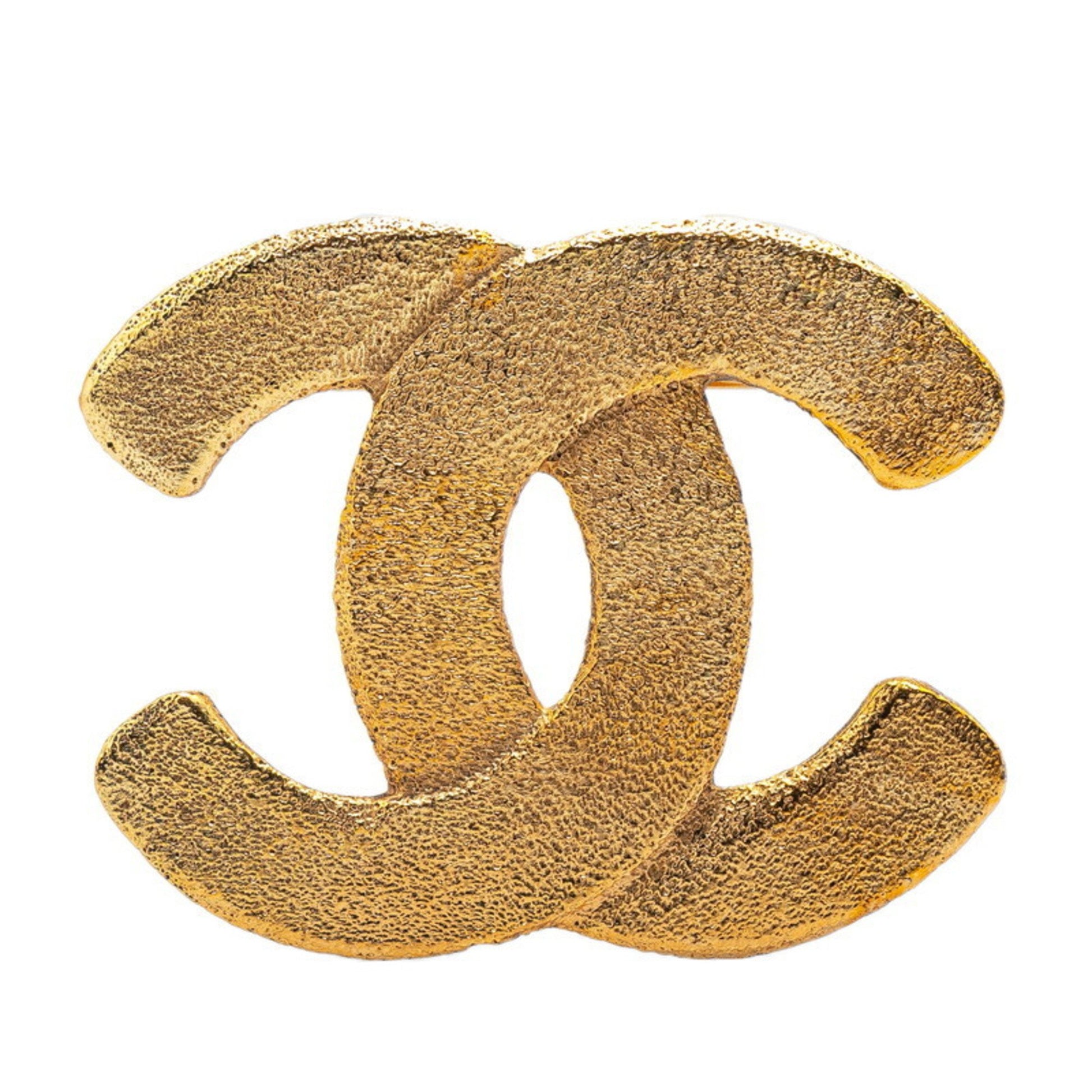 Chanel Coco Mark, Gold, Gold Plated, brooch