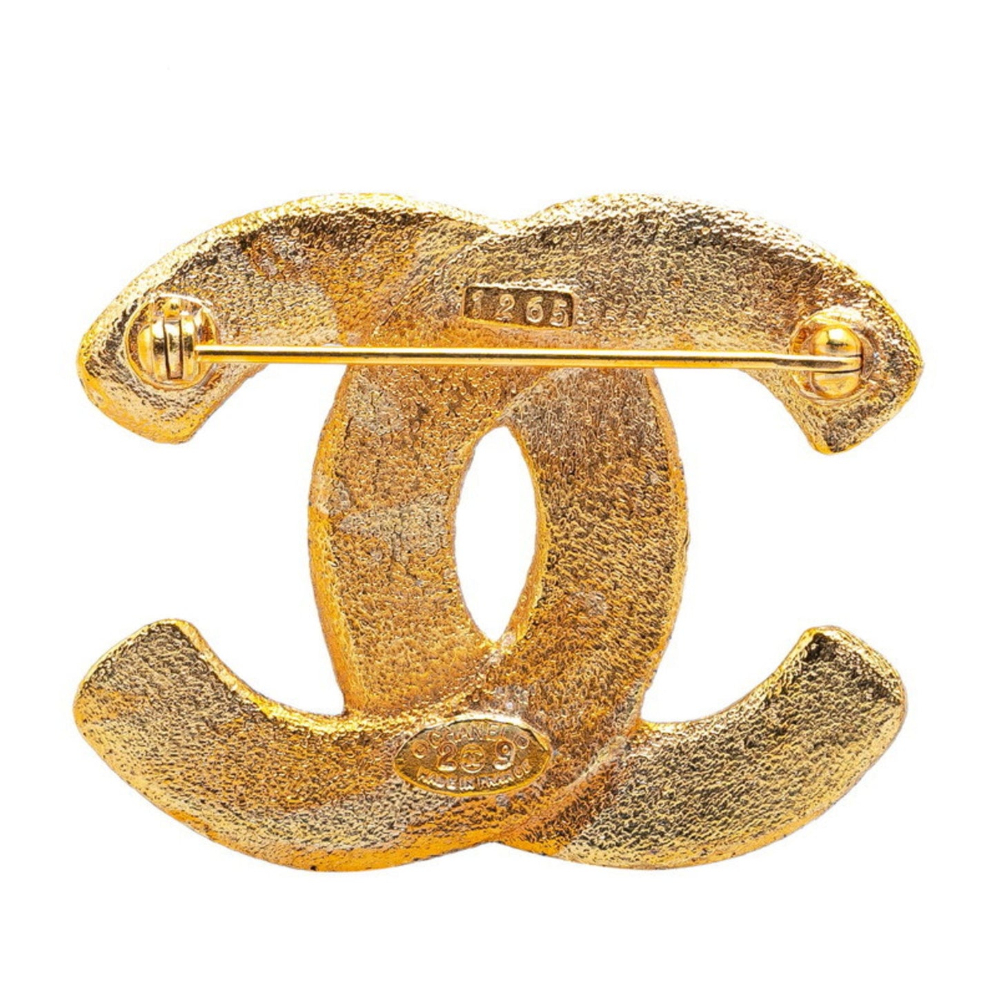 Chanel Coco Mark, Gold, Gold Plated, brooch