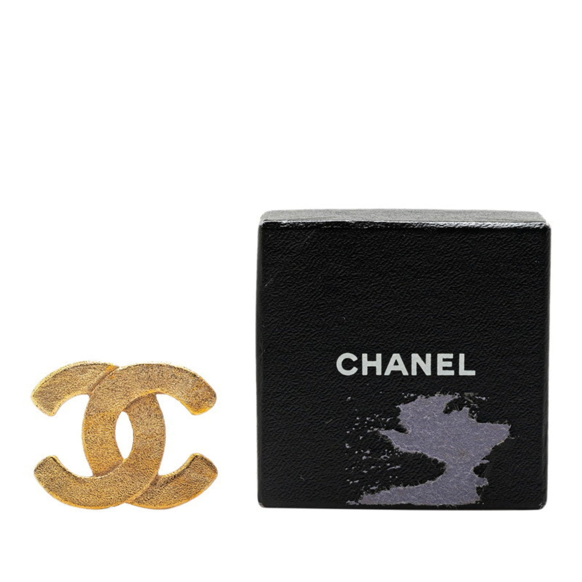 Chanel Coco Mark, Gold, Gold Plated, brooch