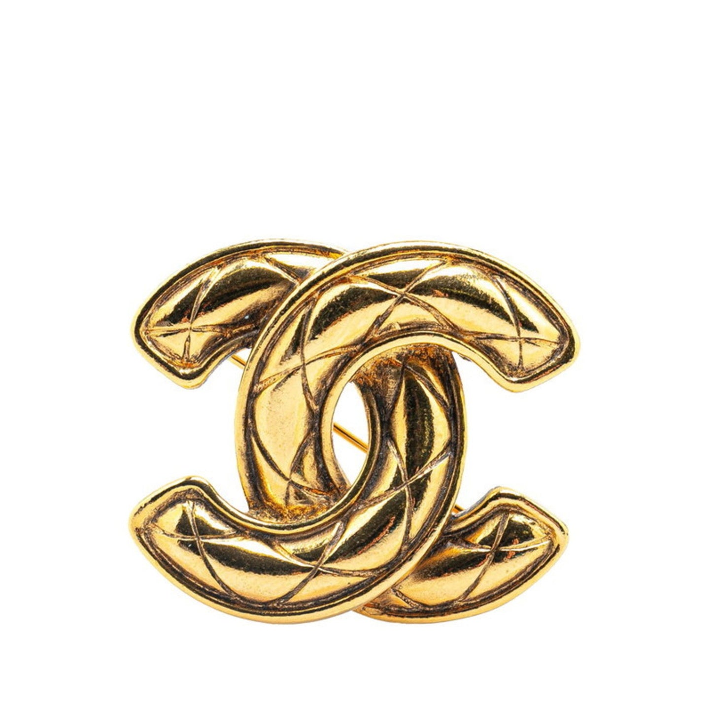 Chanel Coco Mark, Gold, Gold Plated, brooch