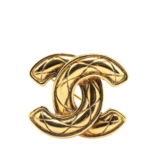 Chanel Coco Mark, Gold, Gold Plated, brooch